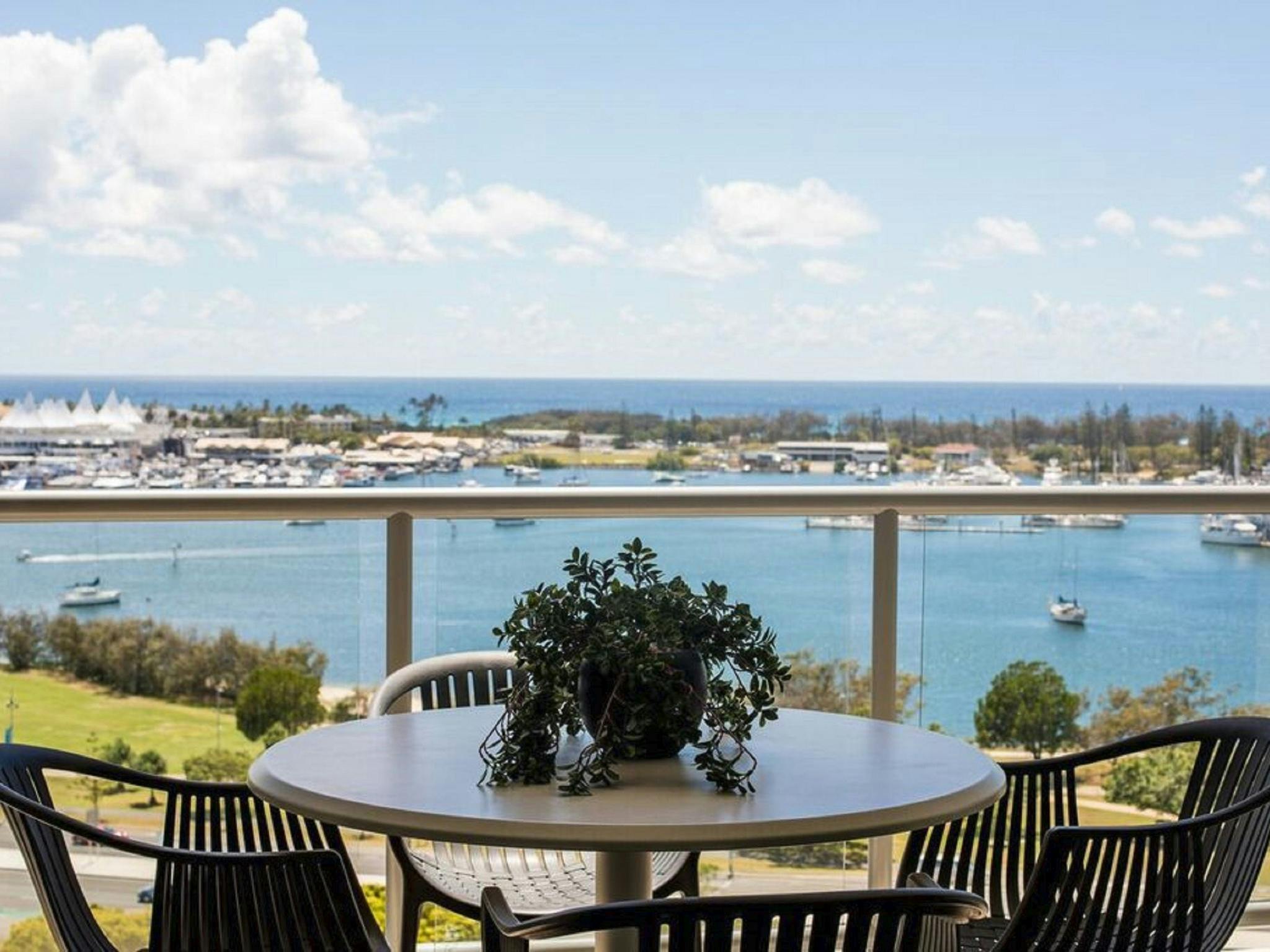 Ocean and River views across the Broadwater Ocean and River views across the Broadwater