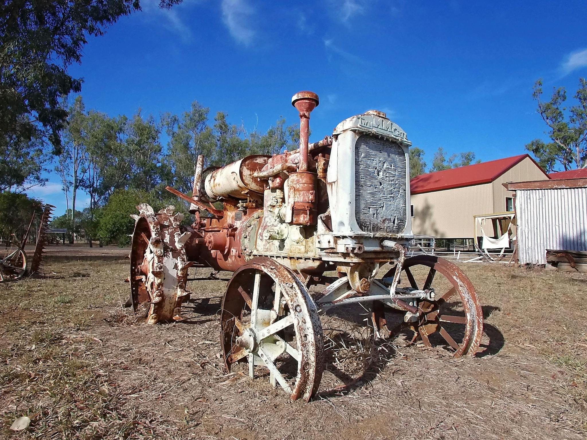 Old Tractor at Wowan Museum Old Tractor at Wowan Museum