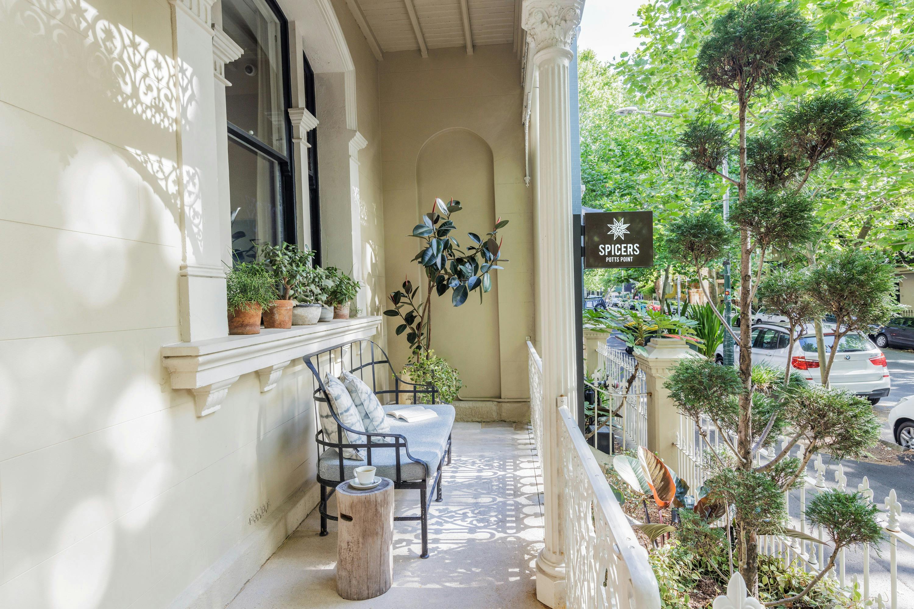 Spicers Potts Point 的前露台