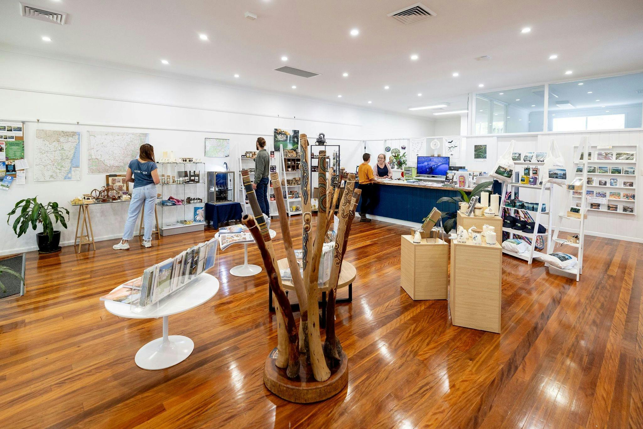 Wide shot of Visitor Centre