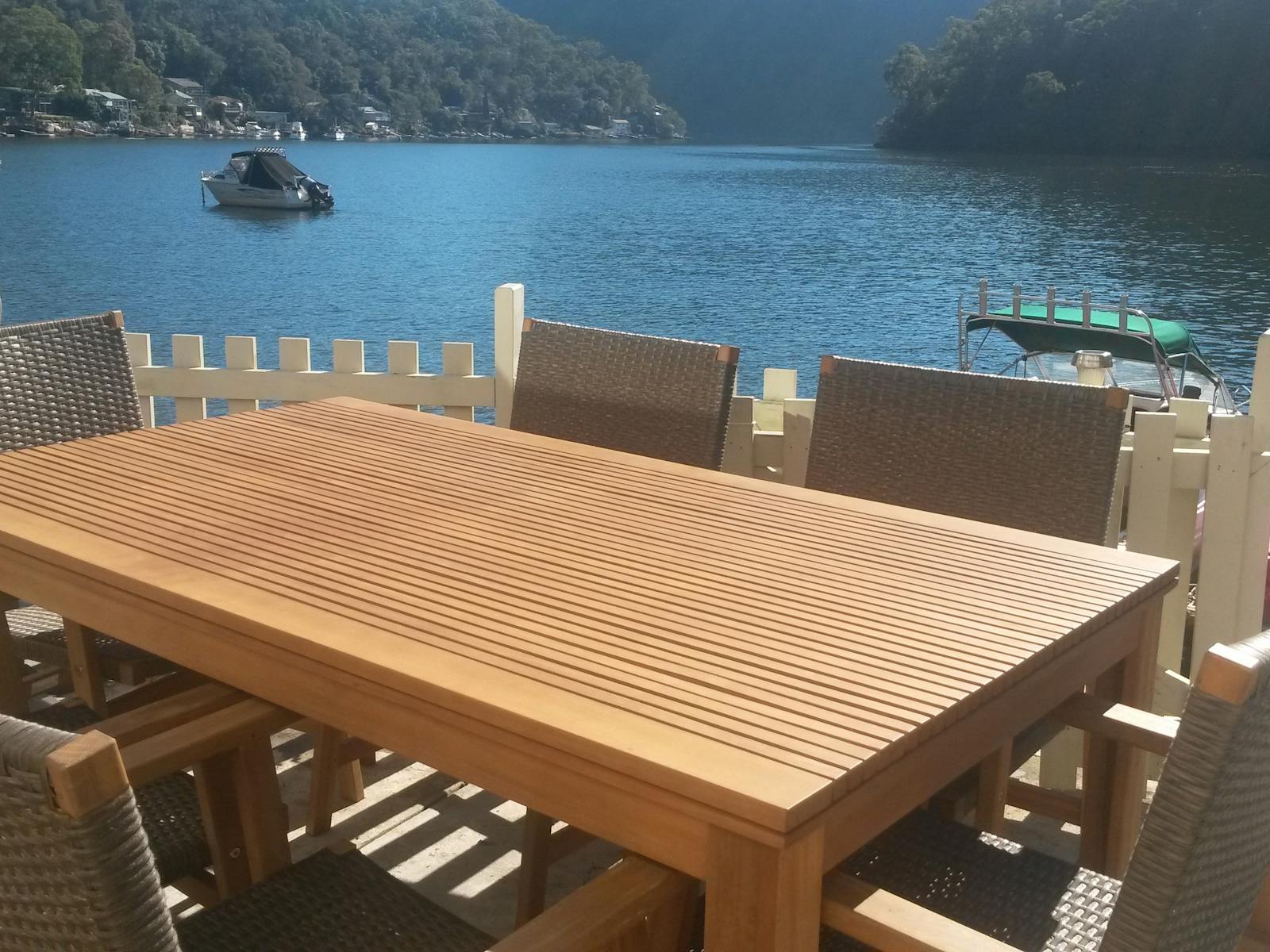 Al fresco dininig Berowra Waters