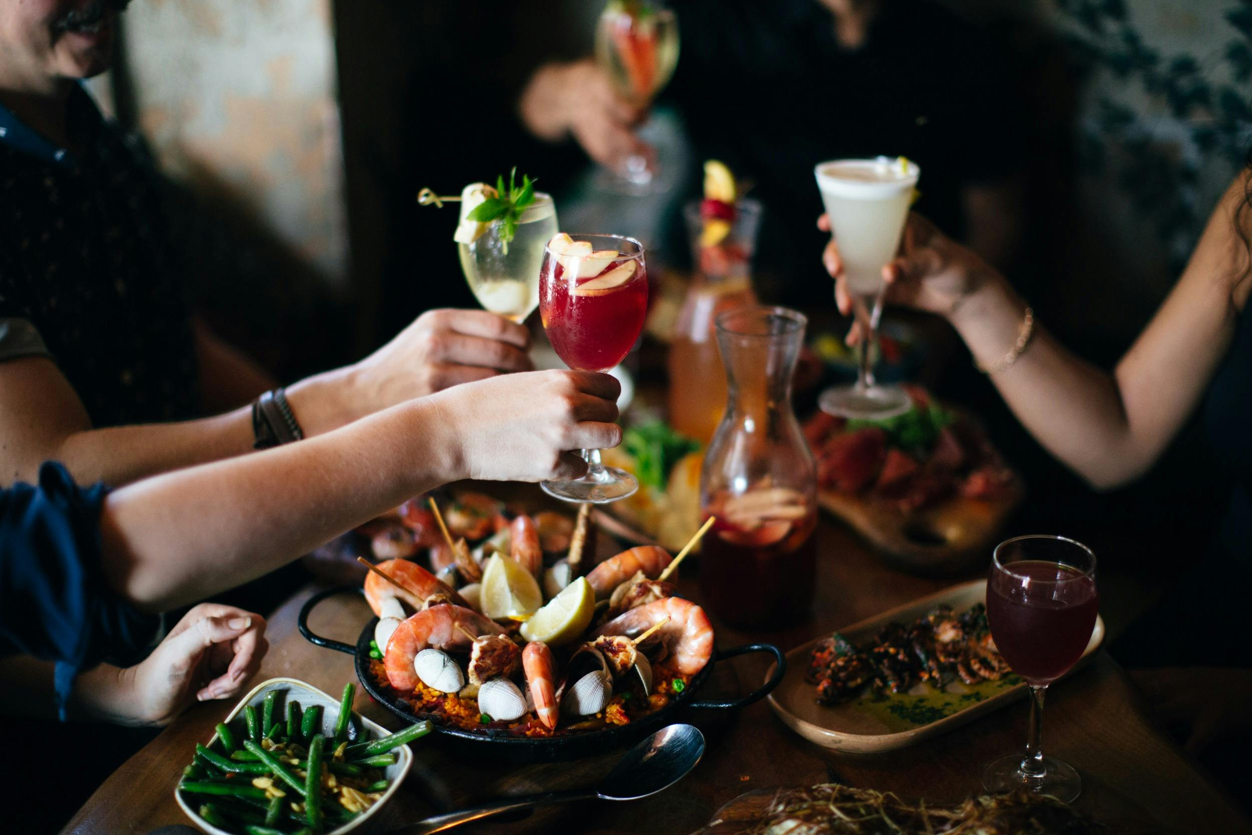 Group dining at Del Punto, Randwick in  Sydney