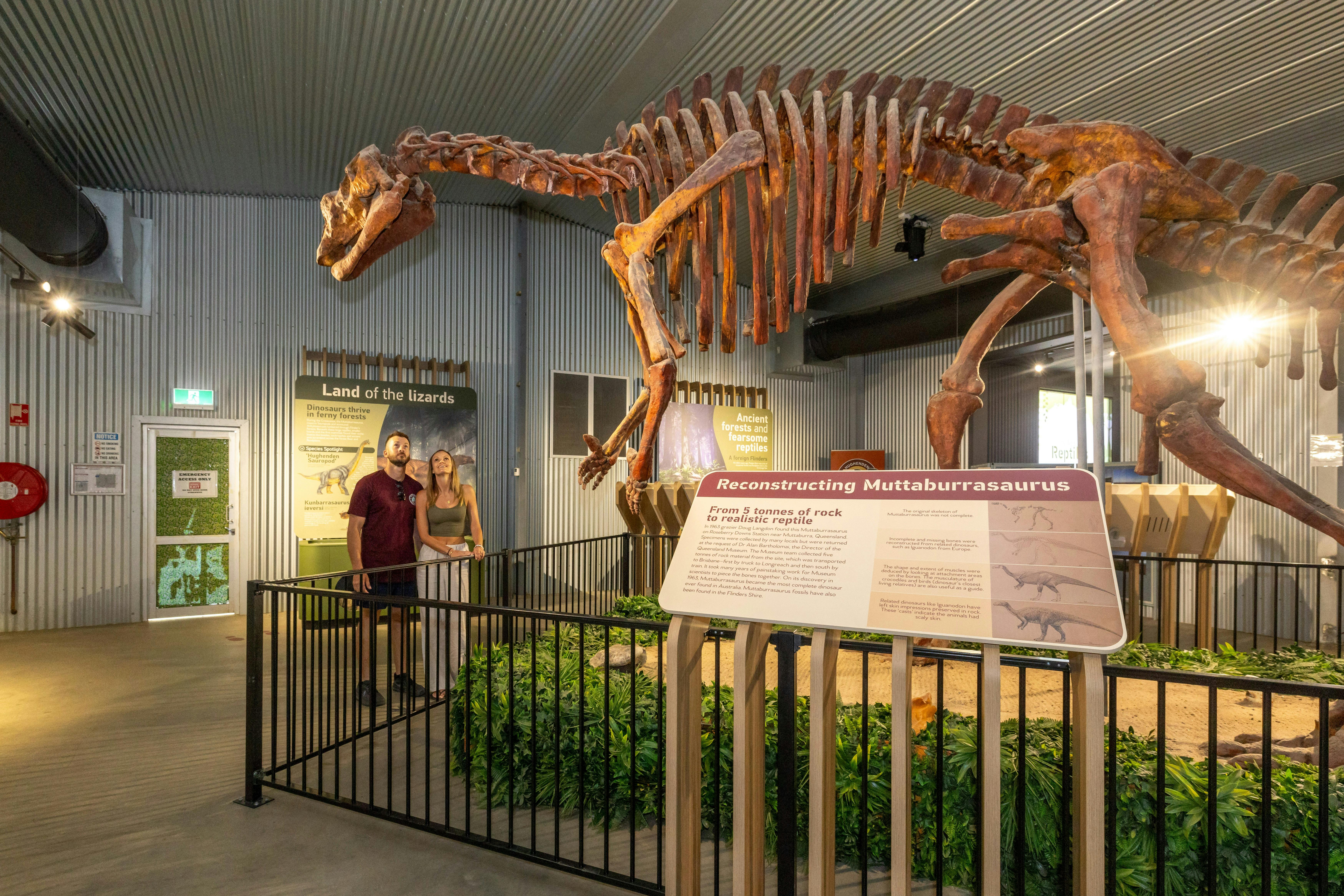 Meet Hughie our Muttaburrasarus