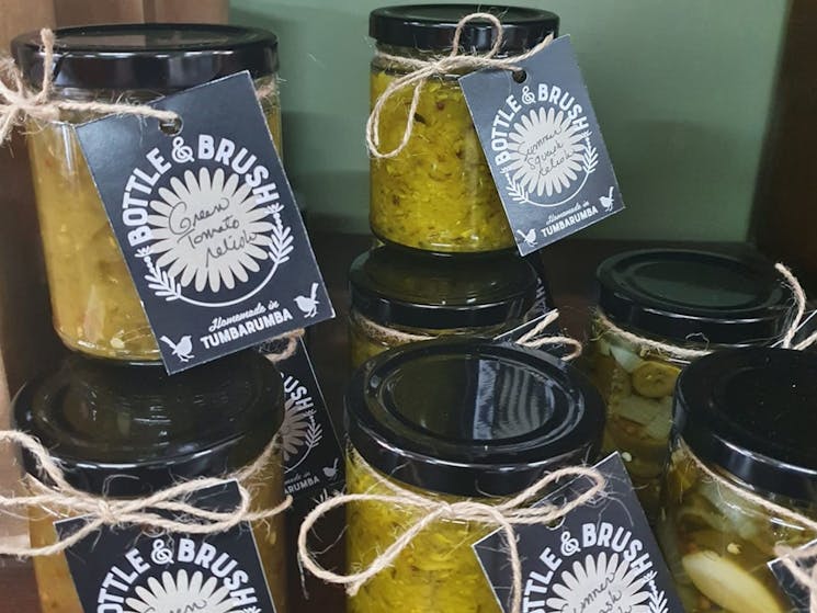 Local products, from the Snowy Valleys and surrounds, at Local at Learmonts, Tumut, NSW