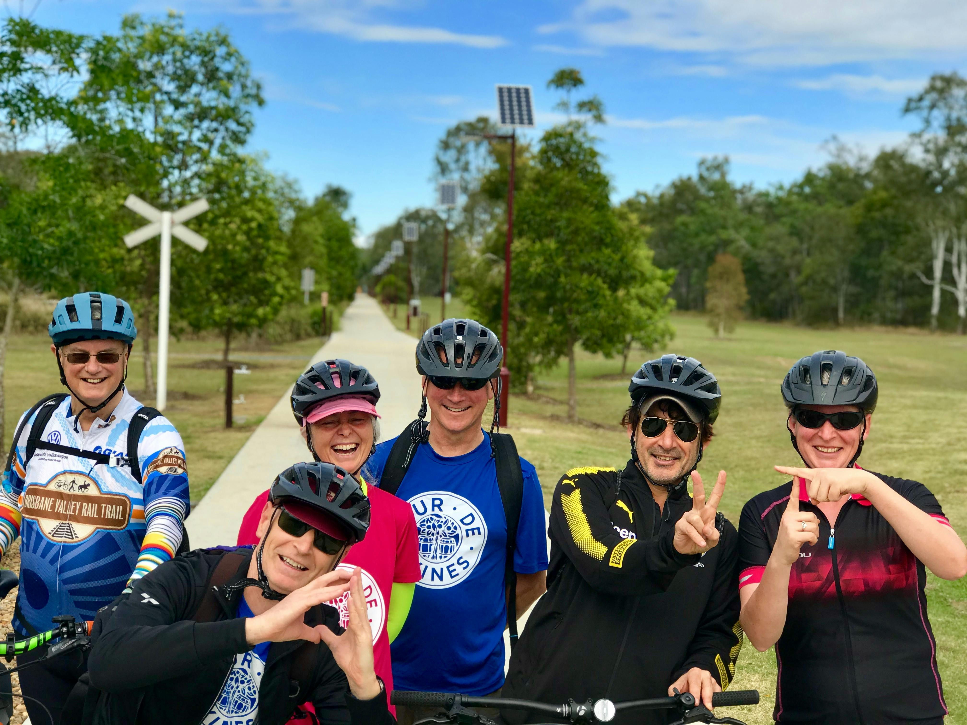Riding the Brisbane Valley Rail Trail