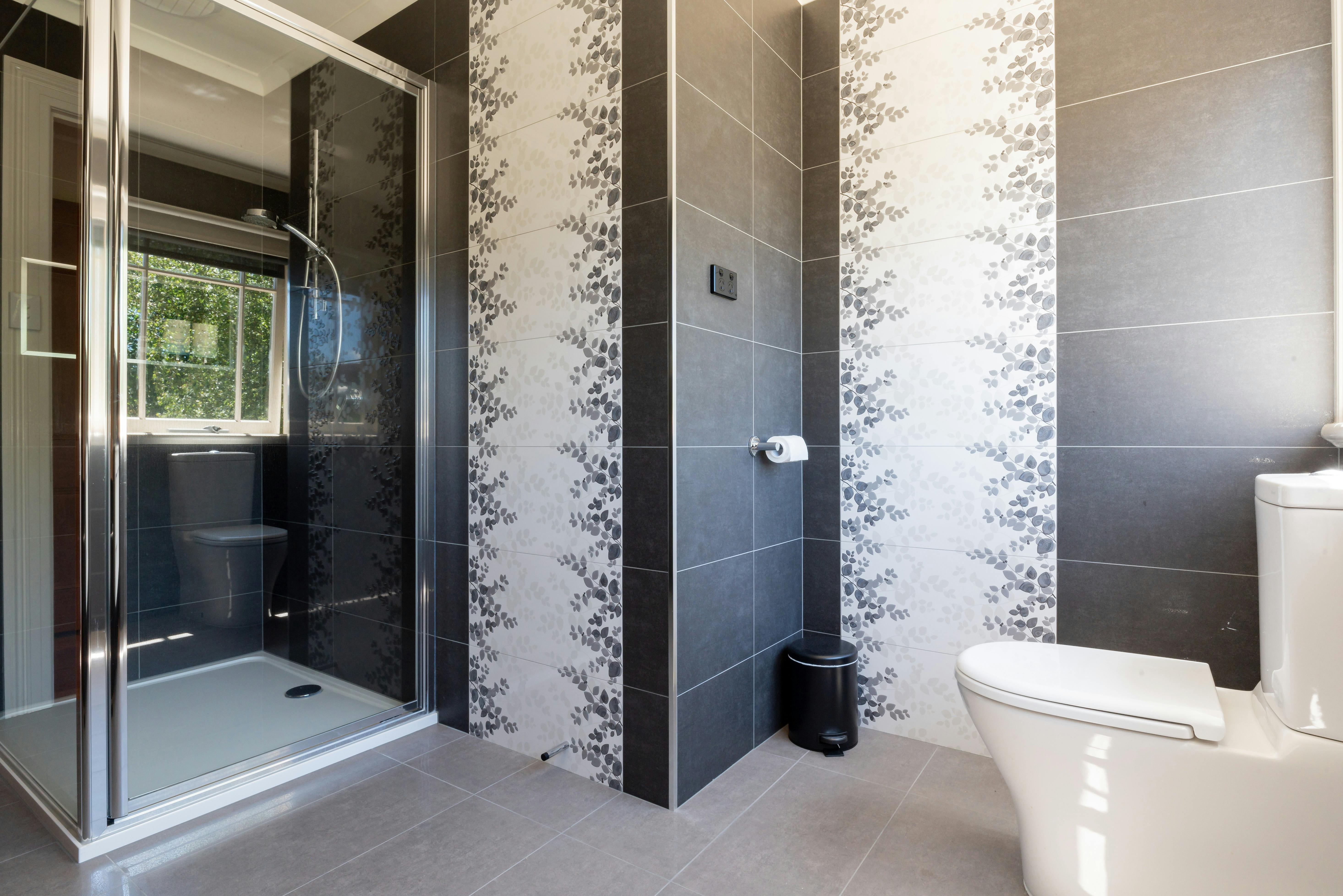 Bathroom with walk in shower at Gorgeous on Galvin holiday home