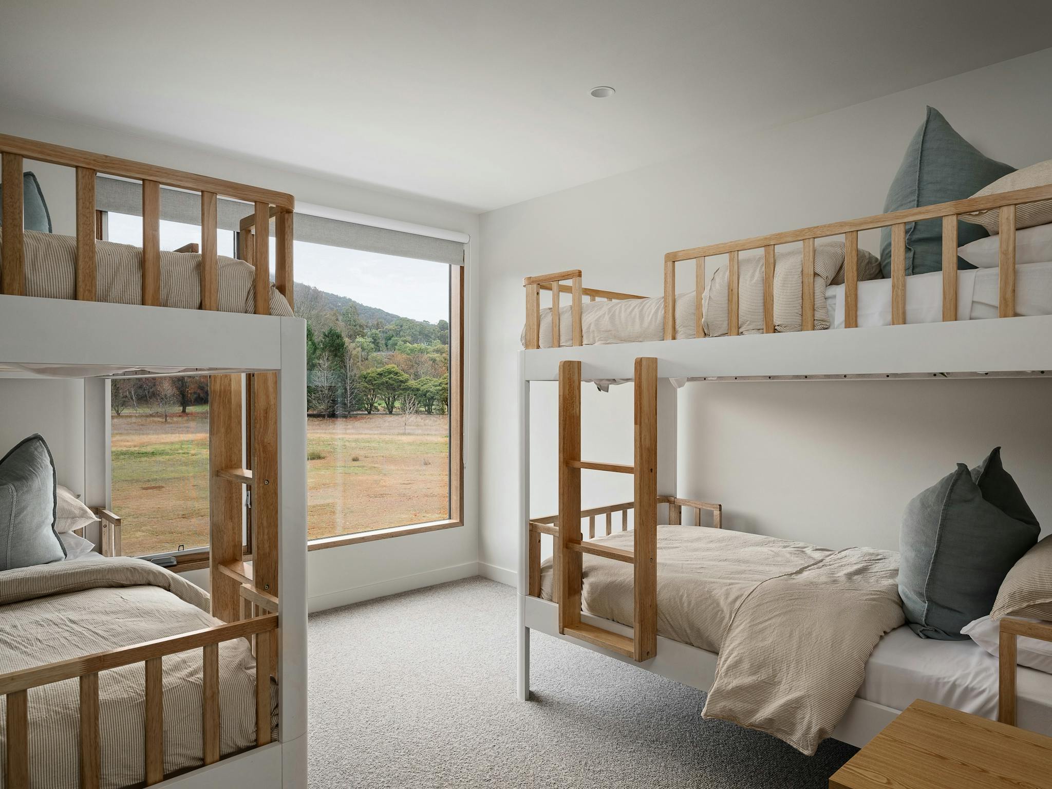 silver house,  children's bedroom with 2 bunk beds
