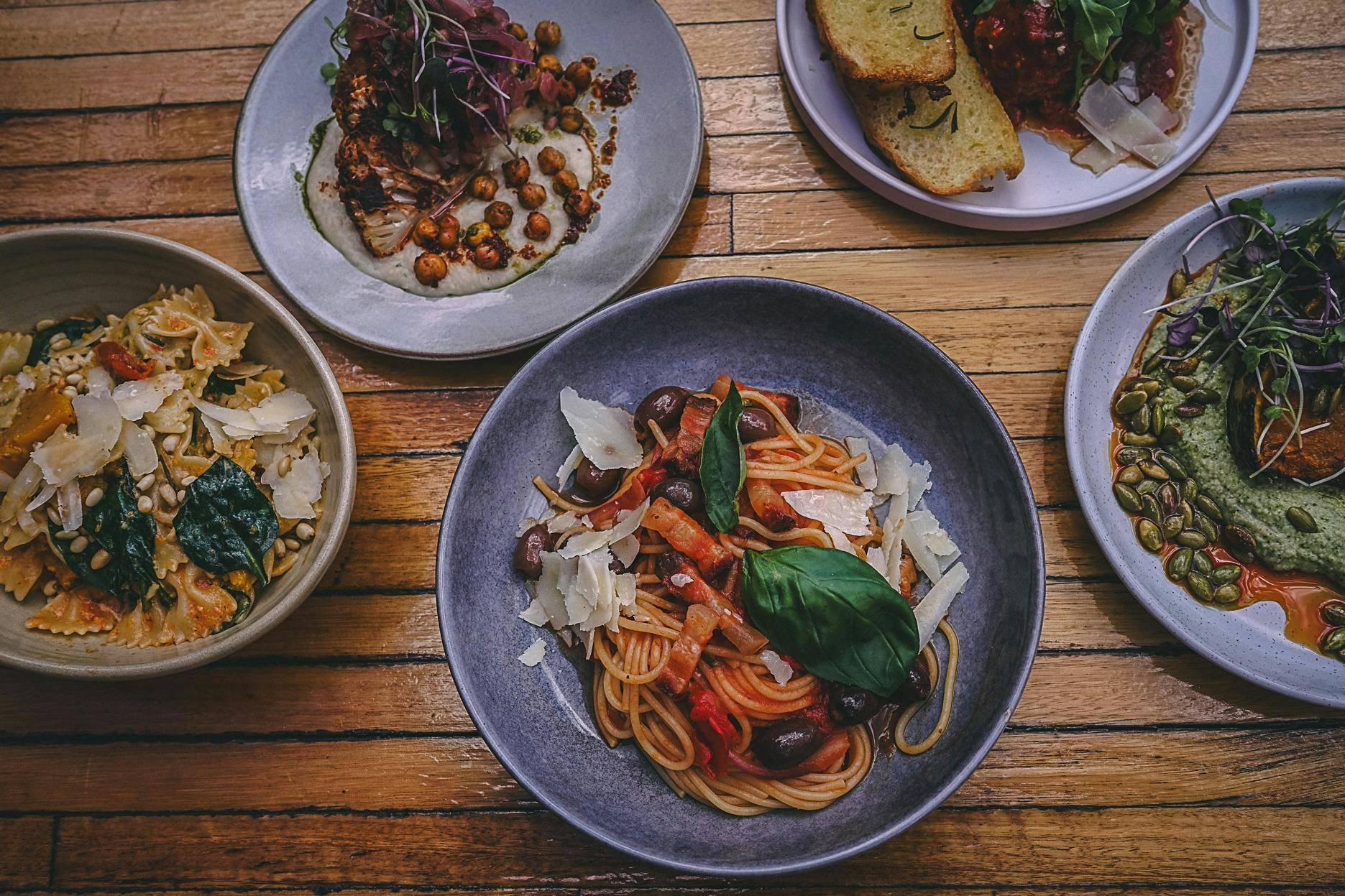 Italian inspired food