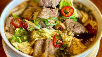Tender beef in spicy and aromatic broth — LOLO and LOLA’s winter soup special.