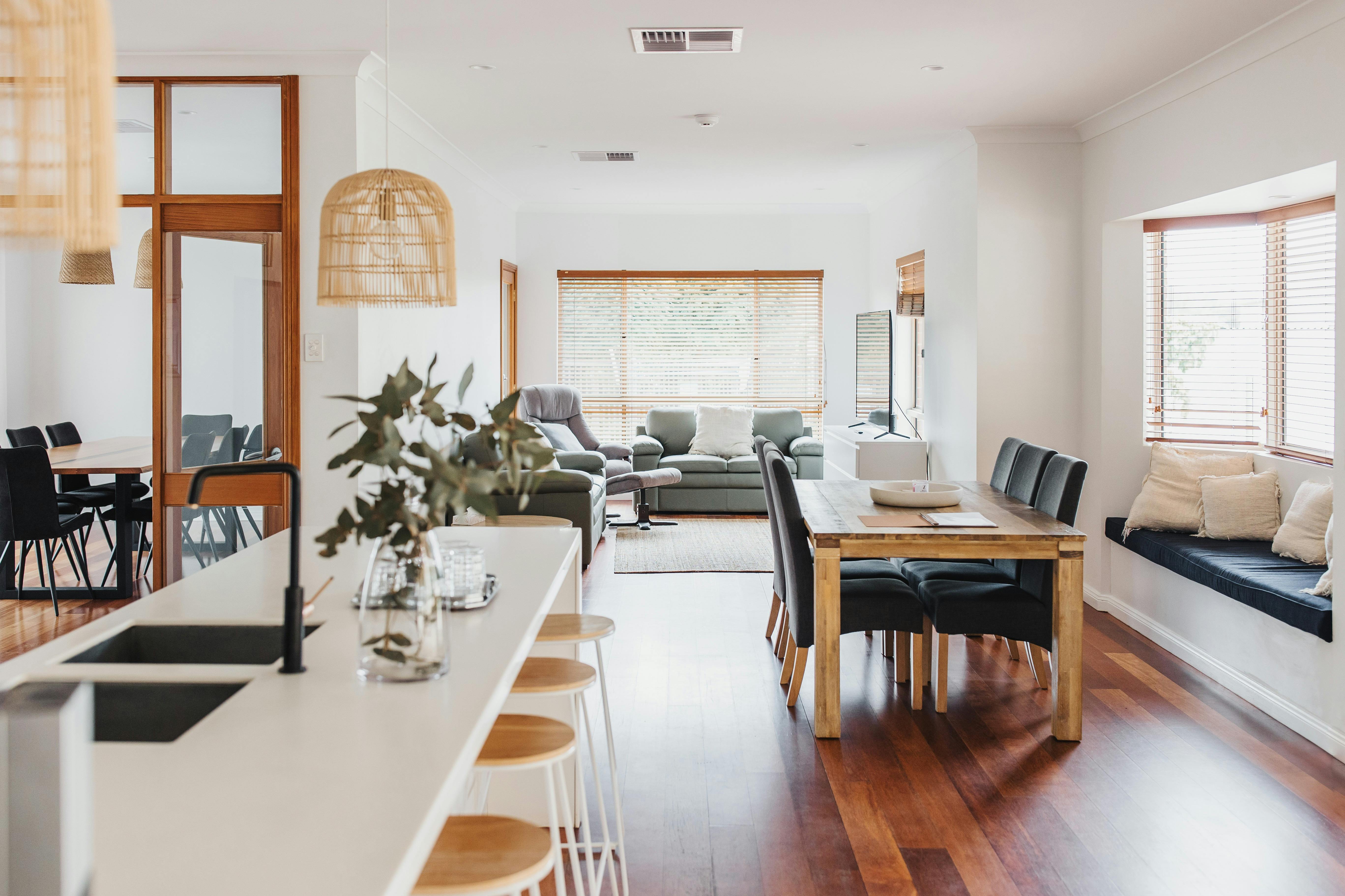 Willow Glen House's spacious living area