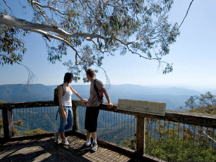 Point lookout, New England National Park. Photo: G Coles/NSW Government