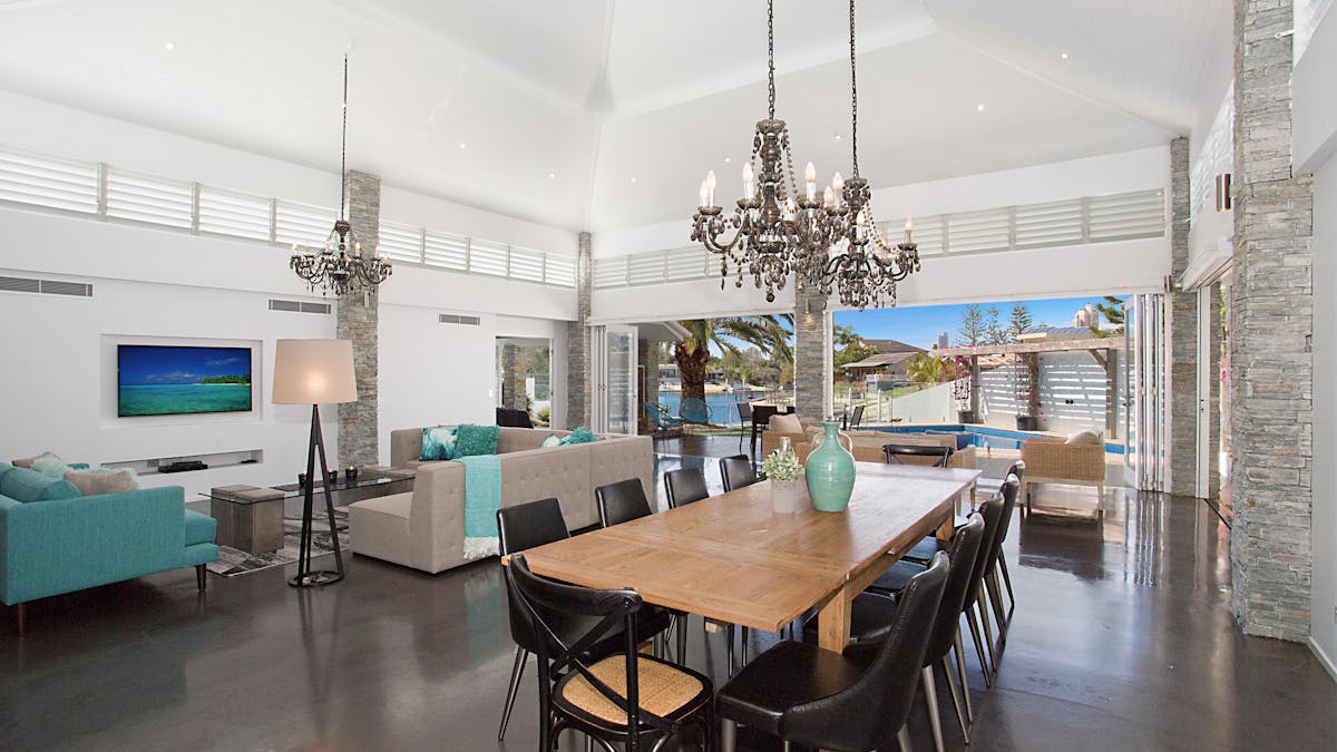 Coastal open plan living