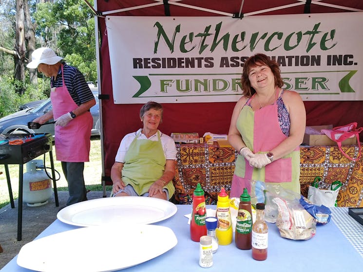 Nethercote Produce Market Residents Association BBQ Stall