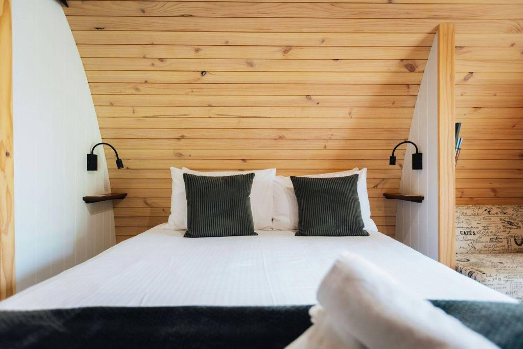 Park Pod Interior Queen Bed