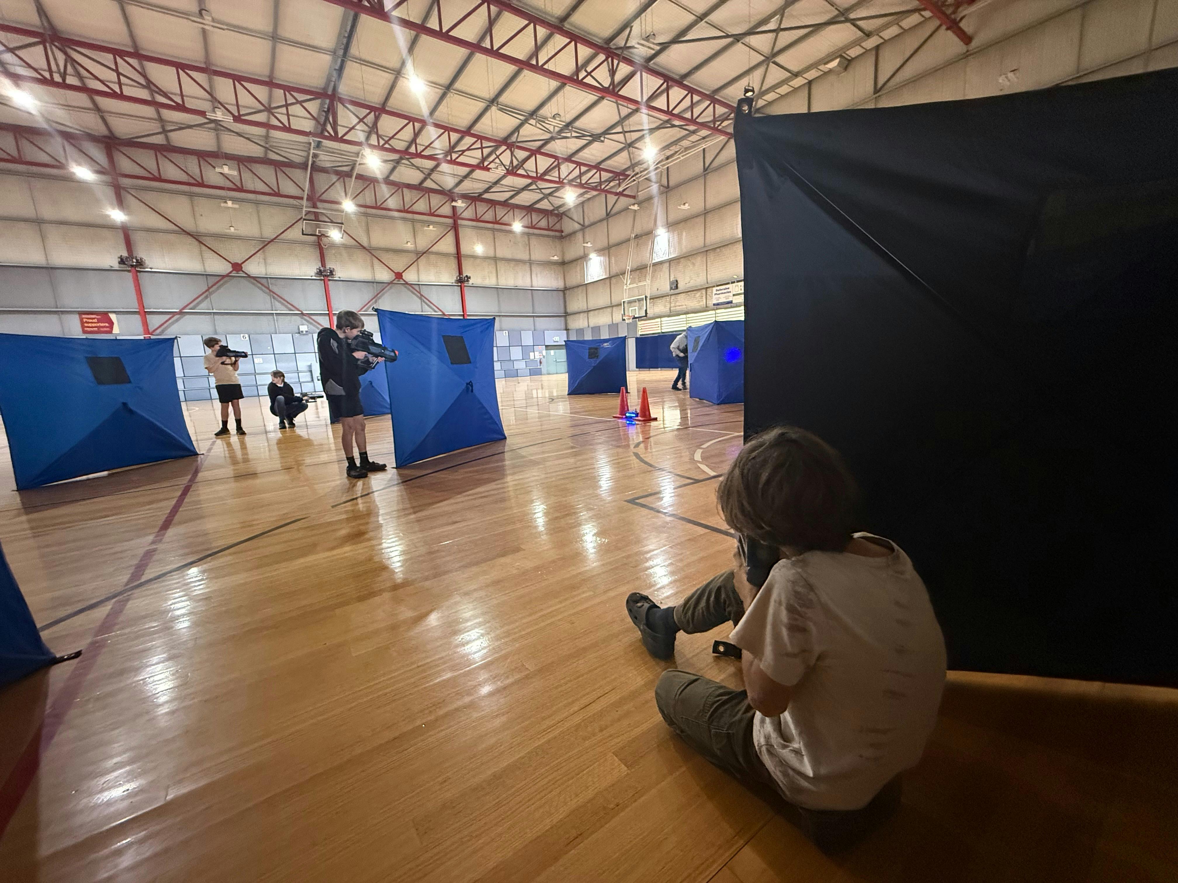 Laser Tag Tasmania indoors