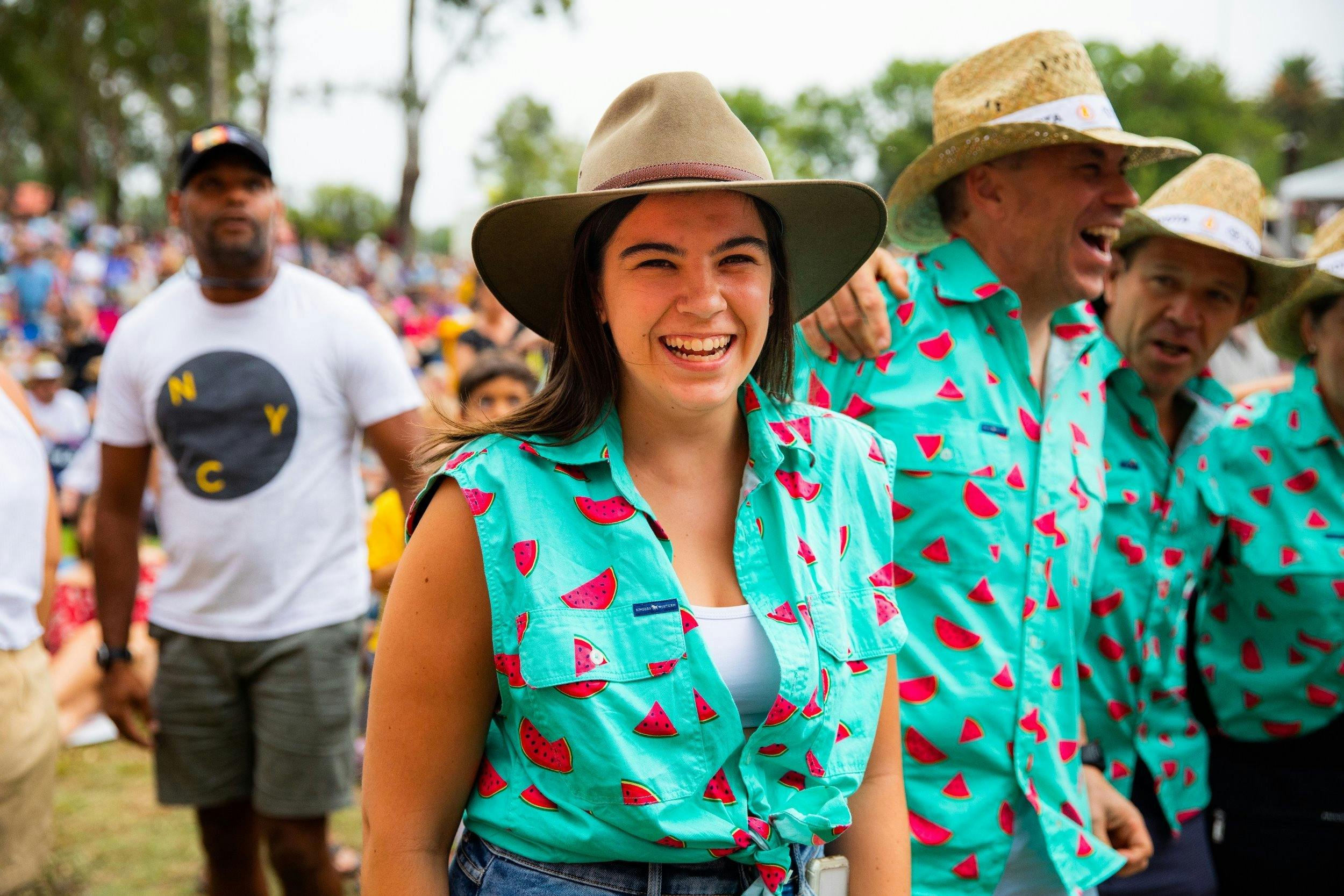 Young person enjoying TCMF