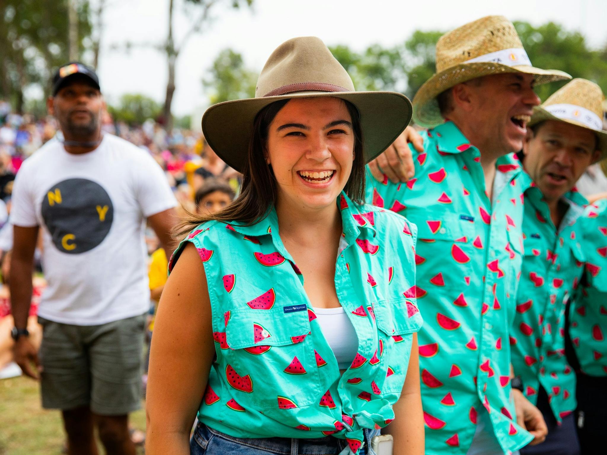 Young person enjoying TCMF