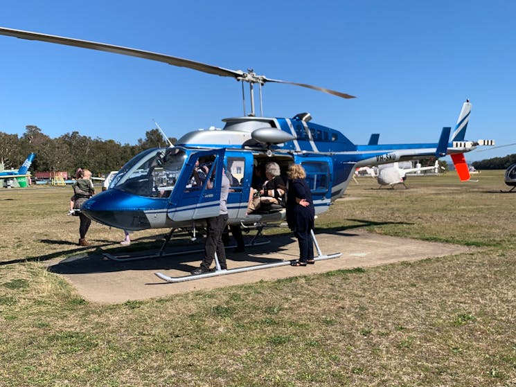 Helicopter Winery Tours