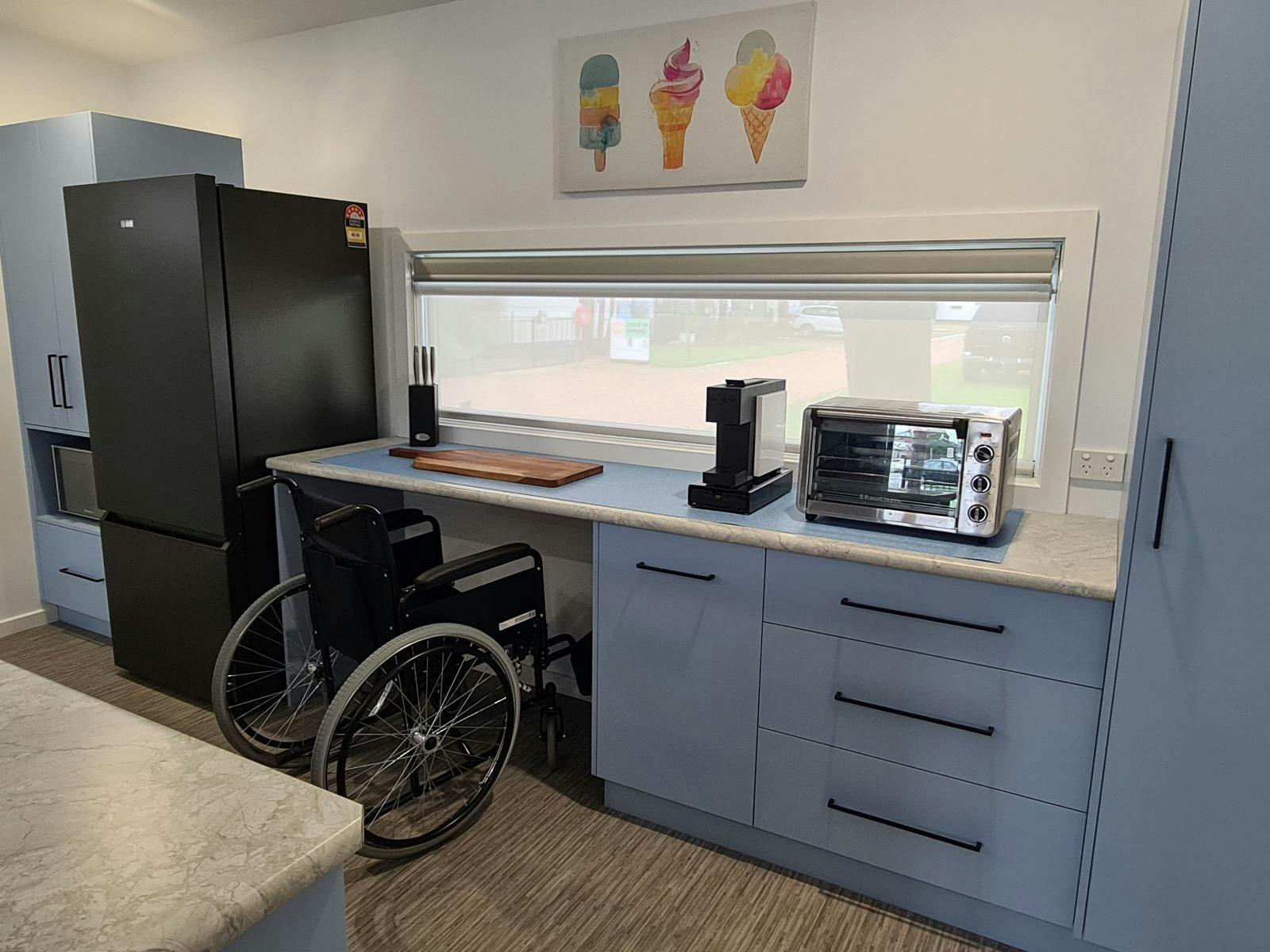 Image of kitchen in our Accessible Holiday Cottage