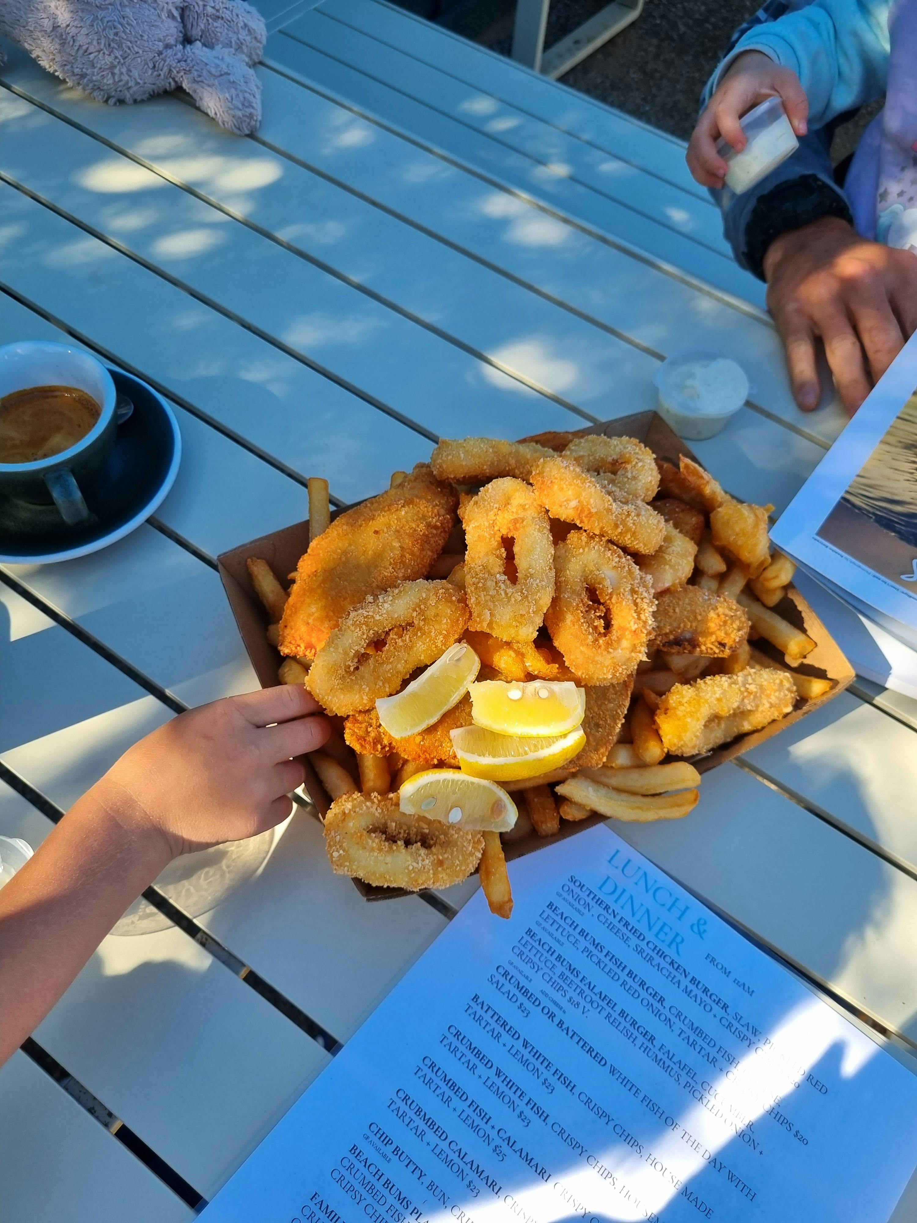 Tasmanian fish and chips