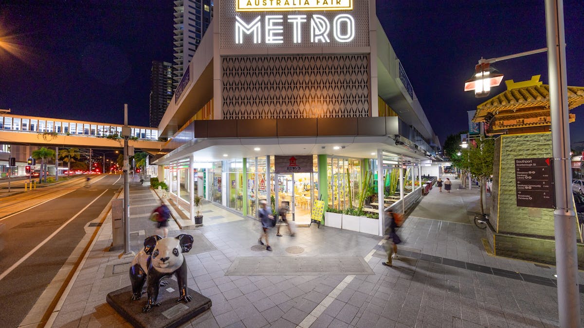 Metro by night