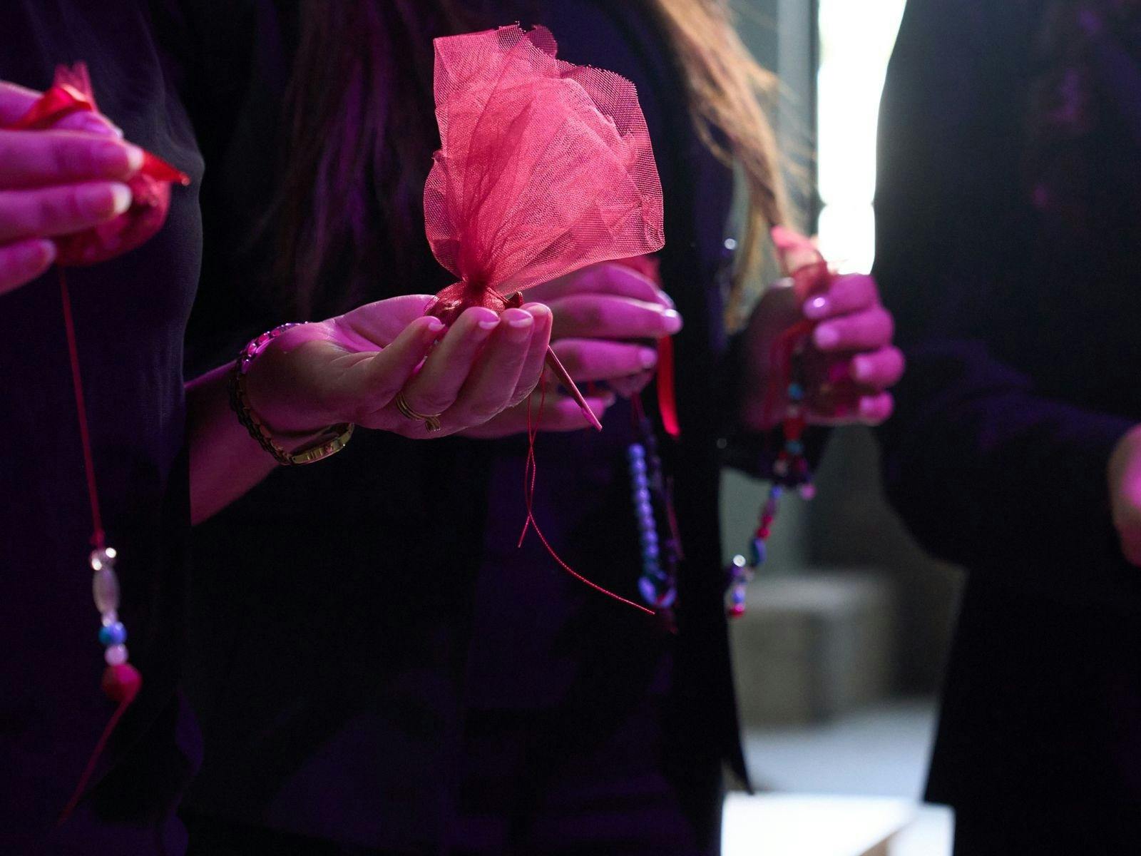 弱視者向けアート制作ワークショップ：「インパクト」