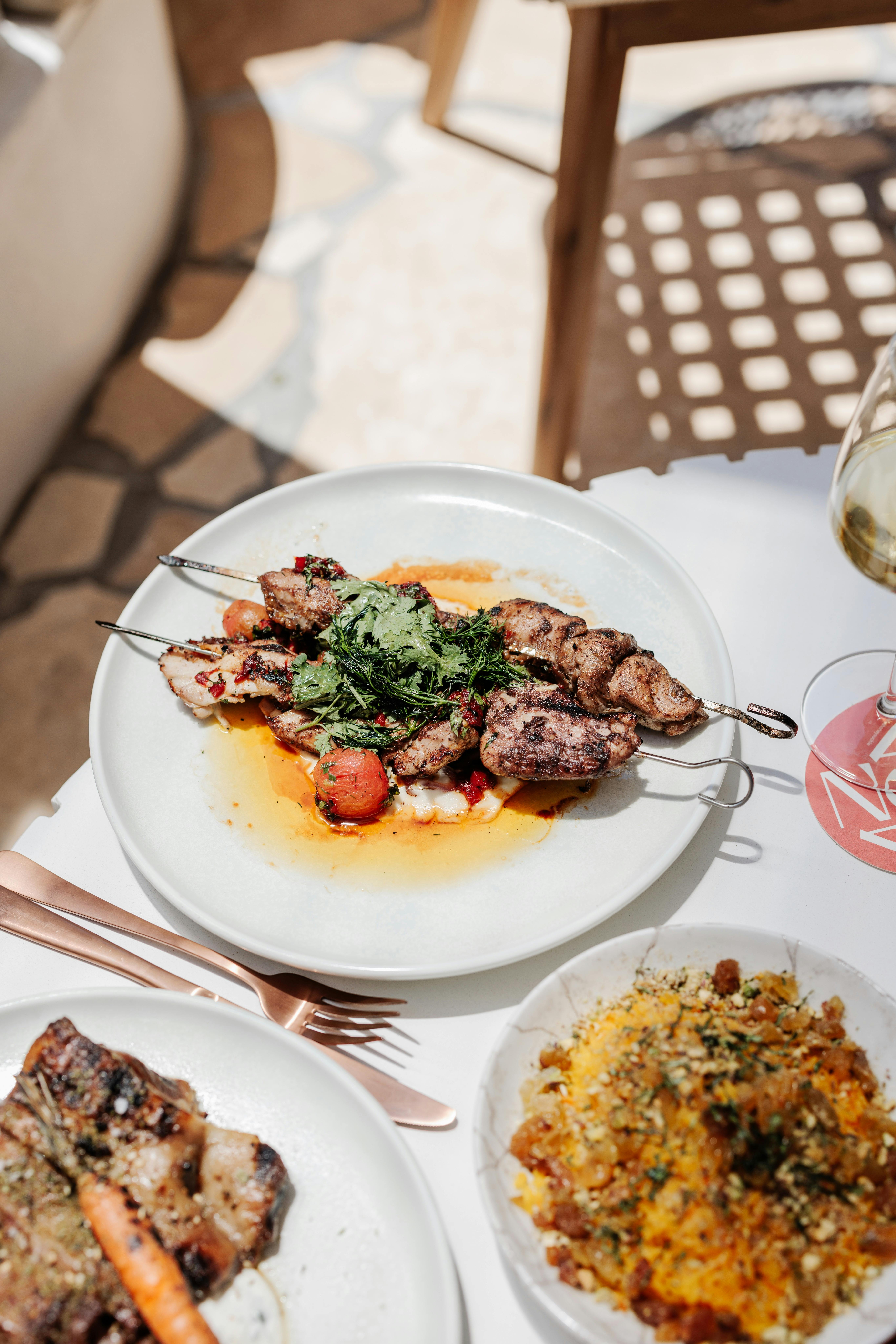 Chicken Shish at Blanca