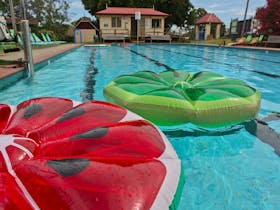 Swimming and a summer music festival? A match made at Fairgrounds Festival!