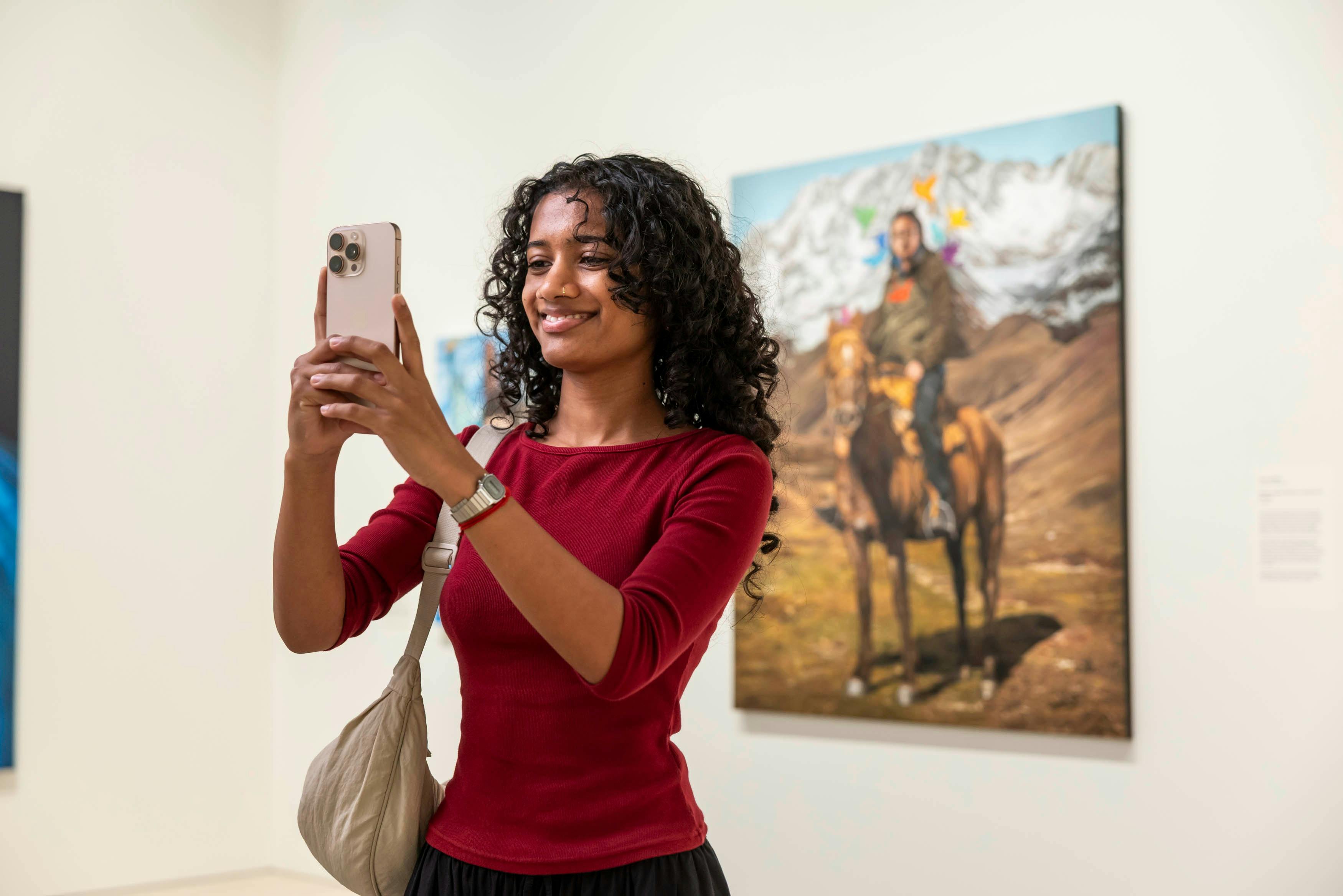Visitors at the Archibald Wynne and Sulman Prizes 2025 Exhibition