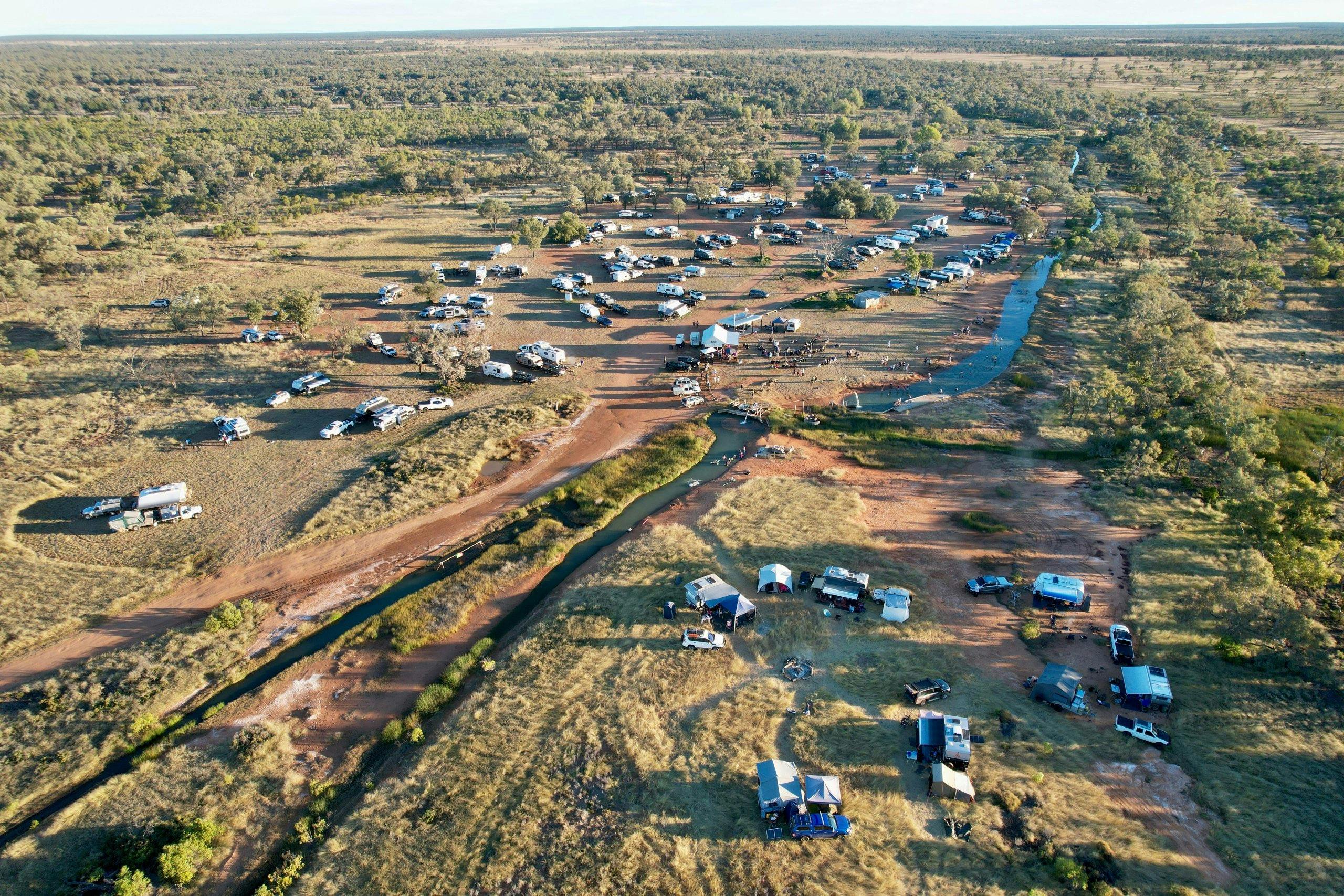 Bore Campsite, Charlotte Plains, Outback Queensland