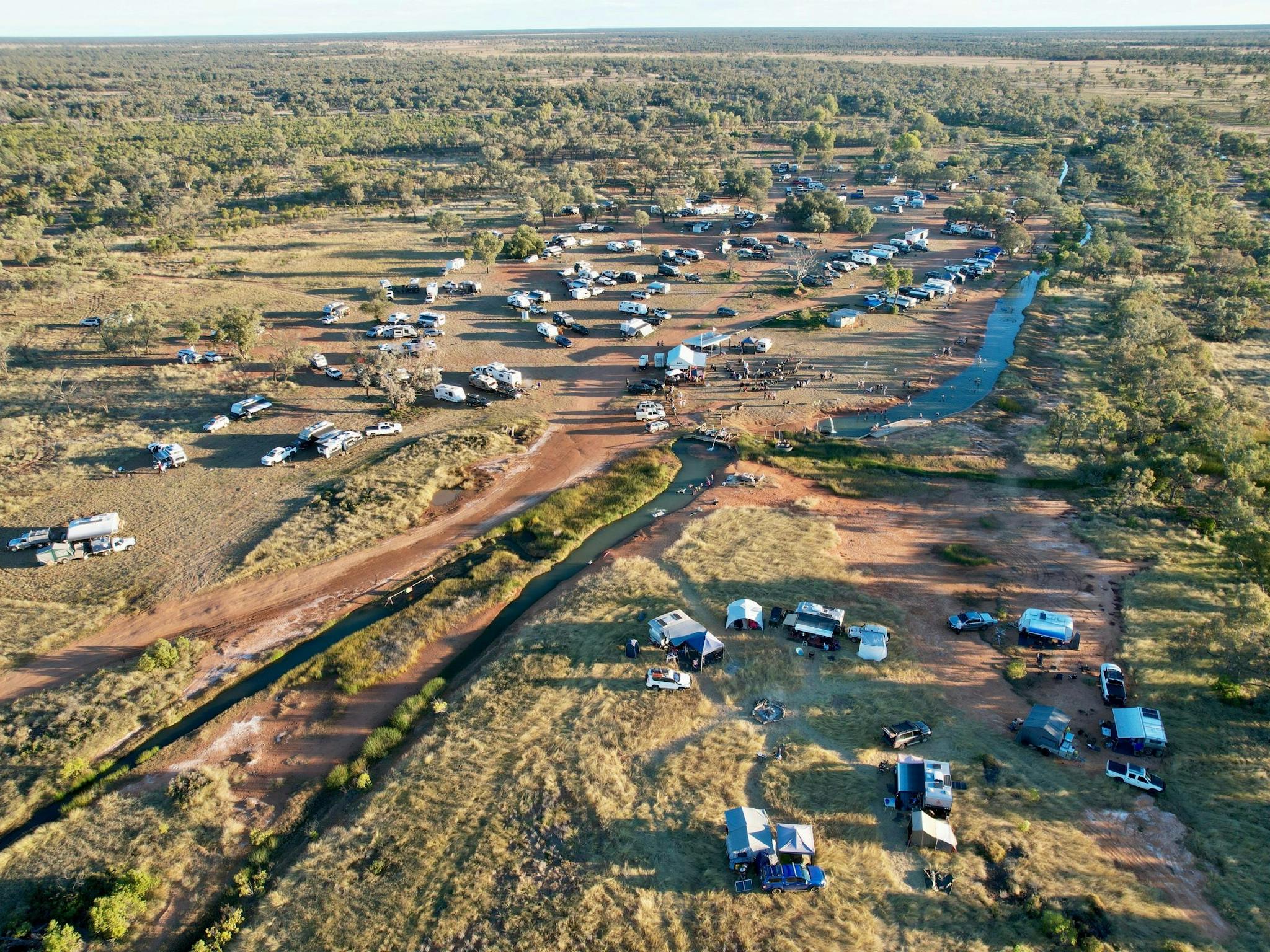 Bore Campsite, Charlotte Plains, Outback Queensland Bore Campsite, Charlotte Plains, Outback Queensland