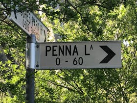 Penna Lane street sign