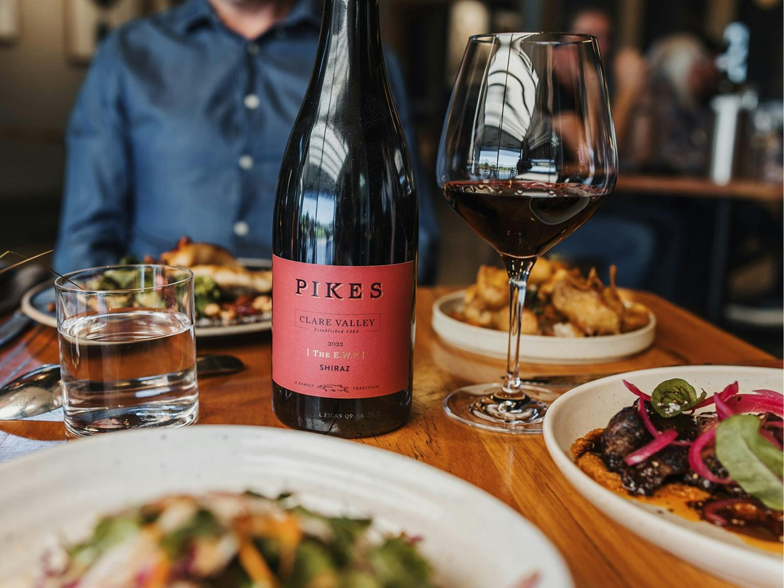 food at slate restaurant at pikes in the clare valley