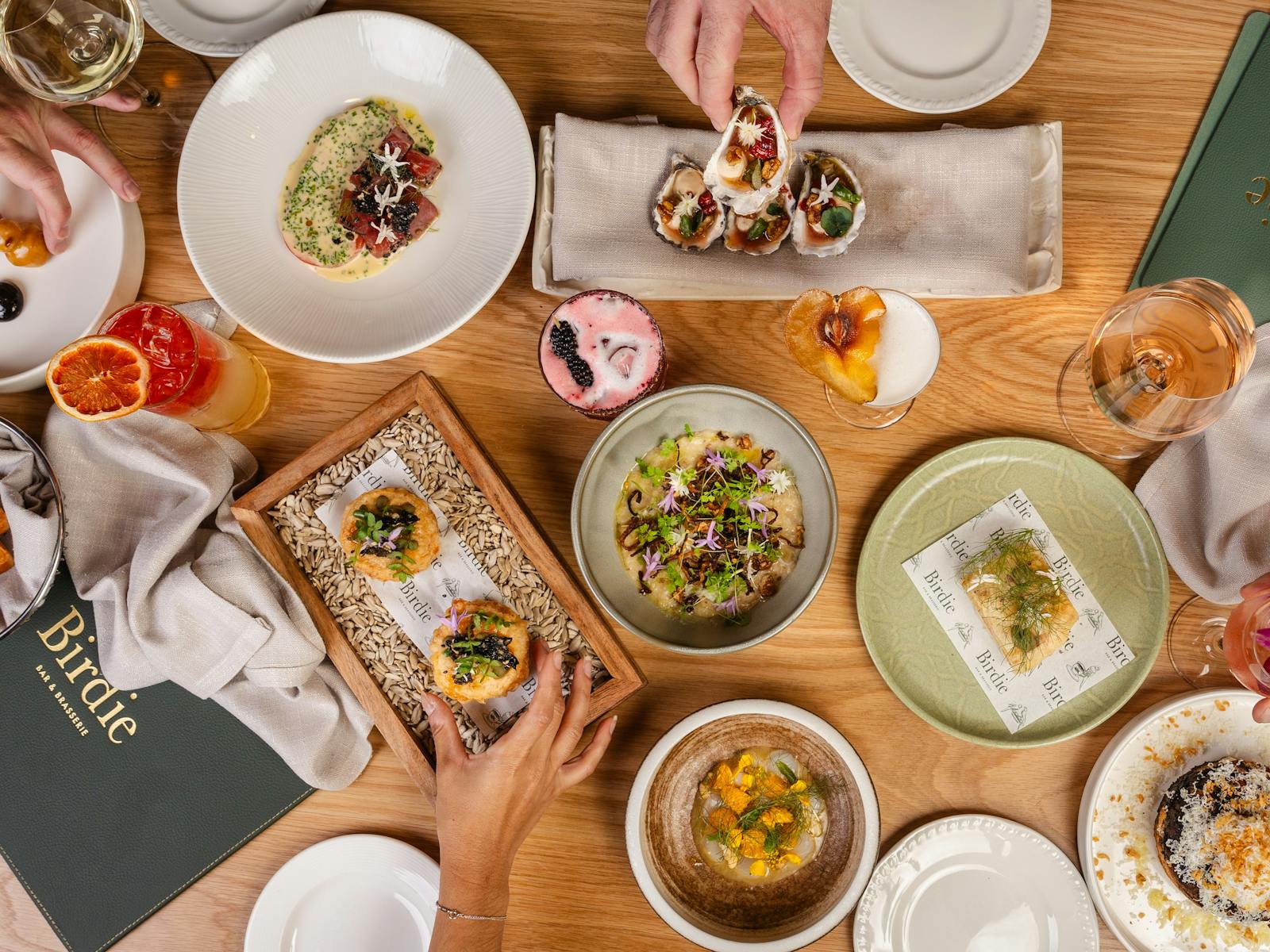 Picture of the food spread