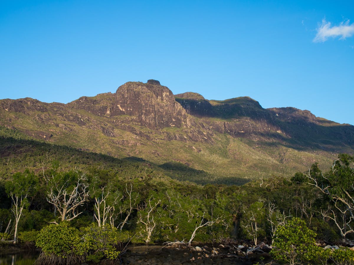 Stunning views of the mountains from Little Ramsay Bay