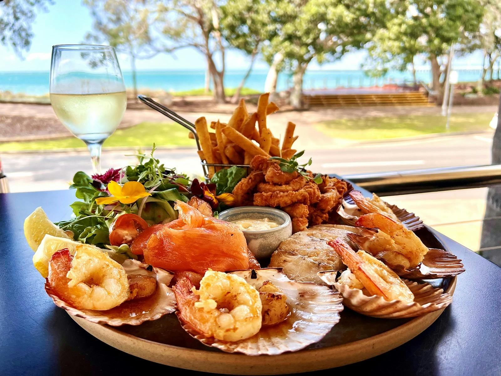 Seafood with a view!