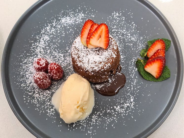 Chocolate Lava Cake - one of our beautiful desserts