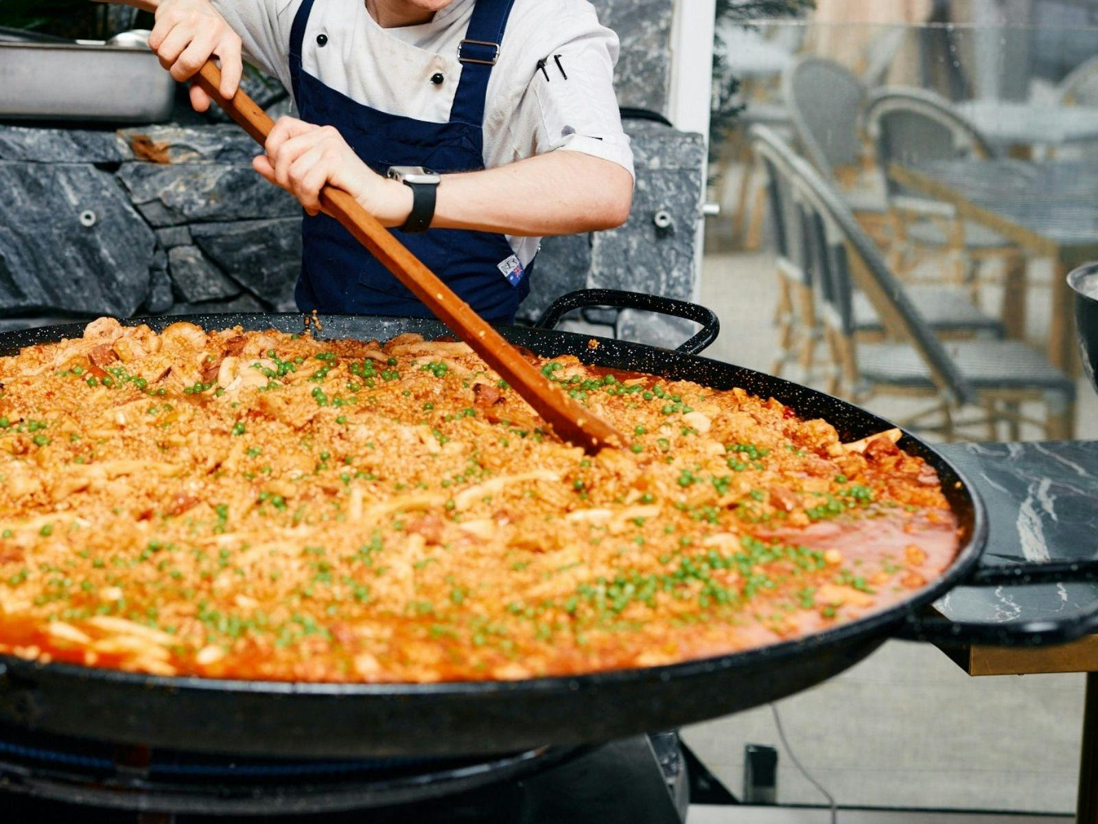 Bottomless Paella at Iris Rooftop