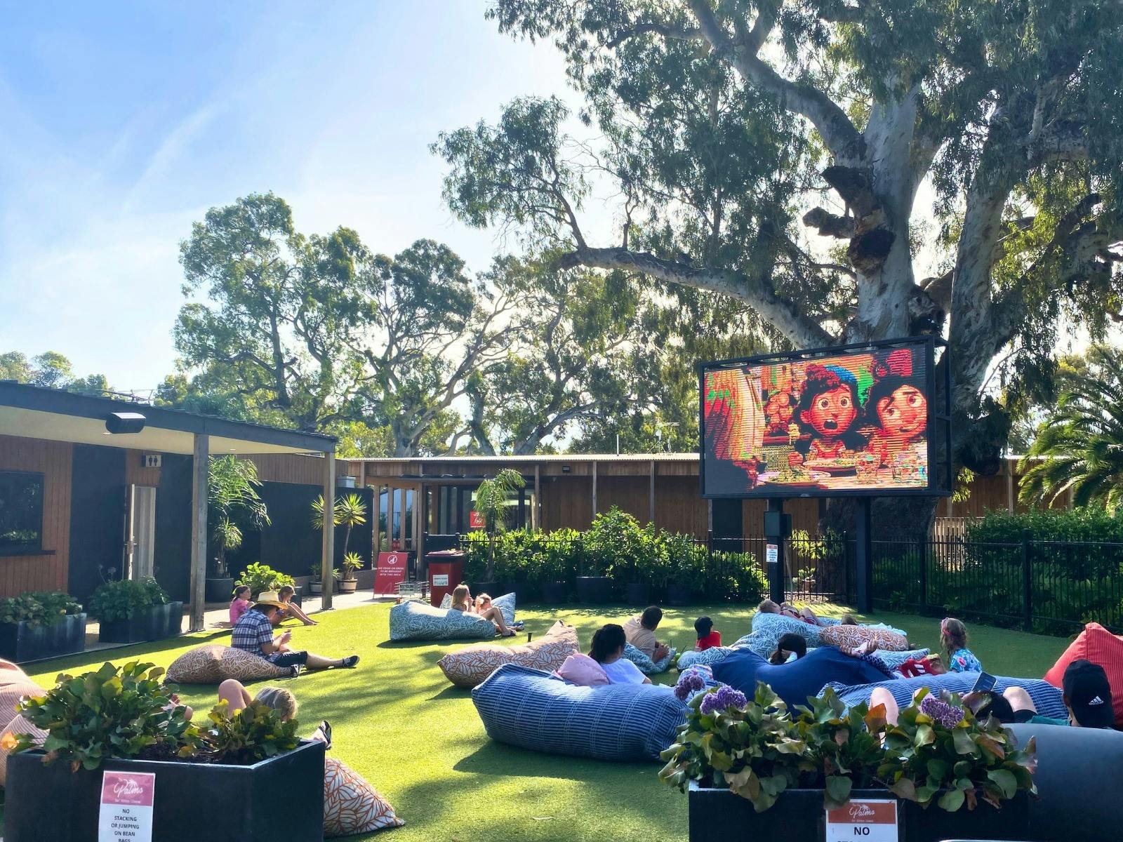 Marion Holiday Park Outdoor Cinema Area