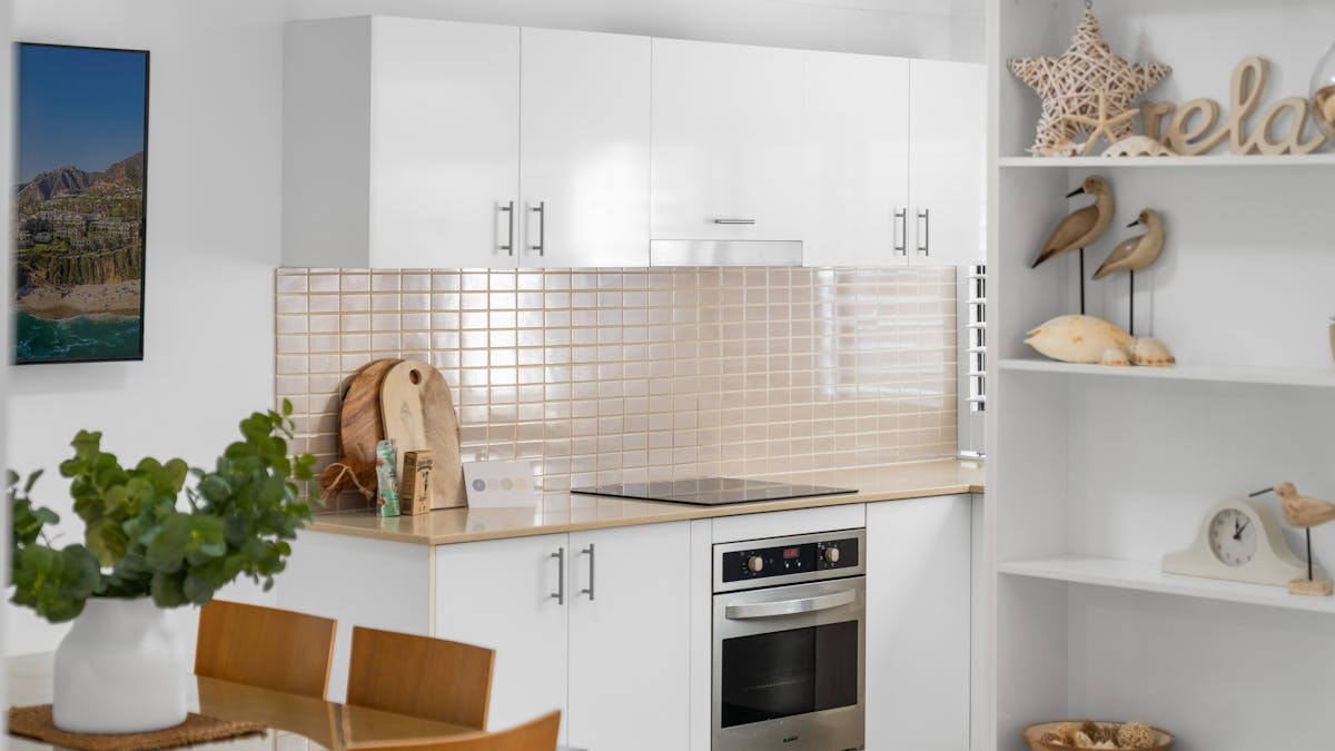 Fully equipped kitchen with coffee machine Fully equipped kitchen with coffee machine