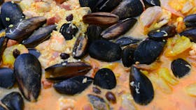 Delicious paella at 360Q