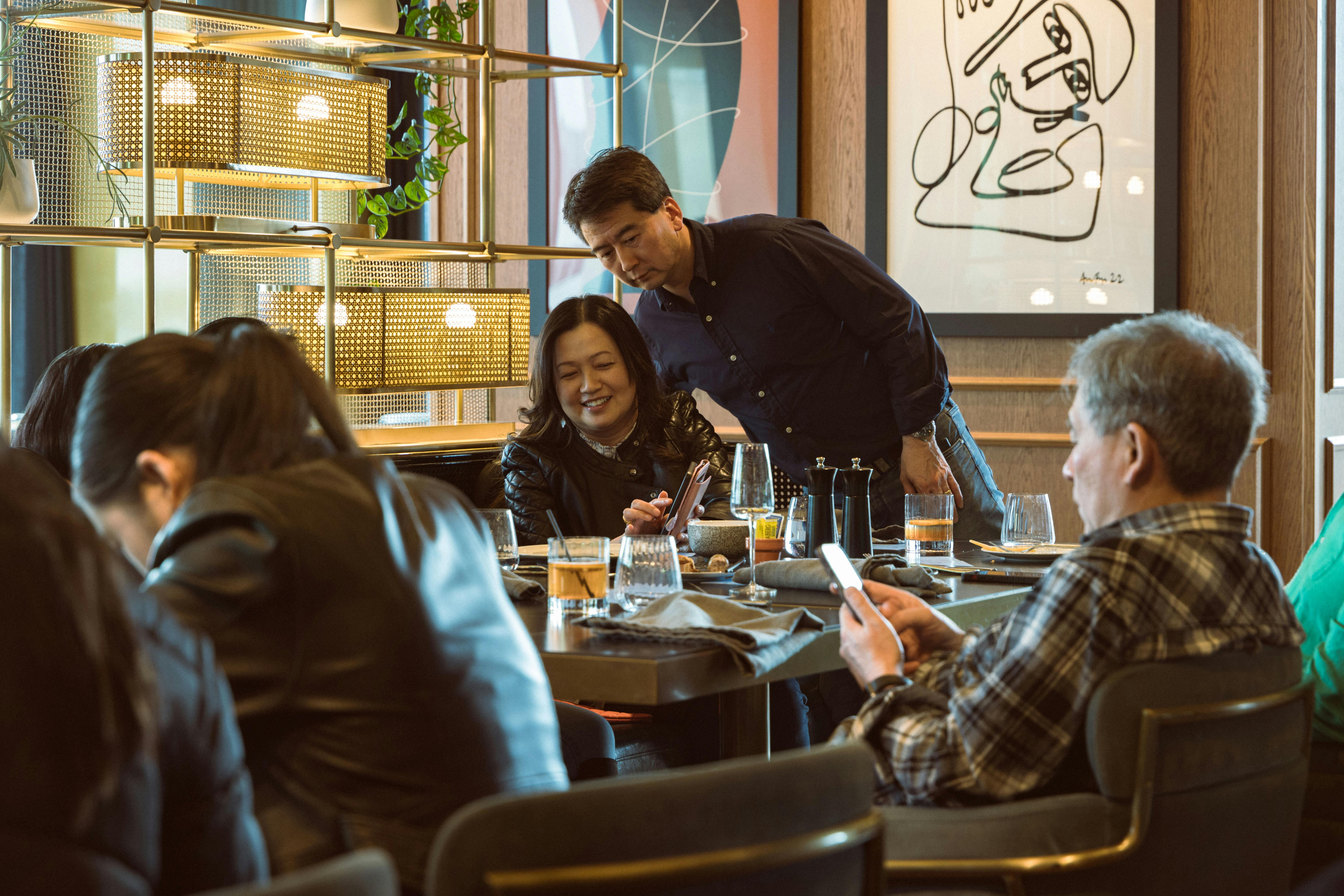 A memorable Father's Day brunch shared with his daughter.