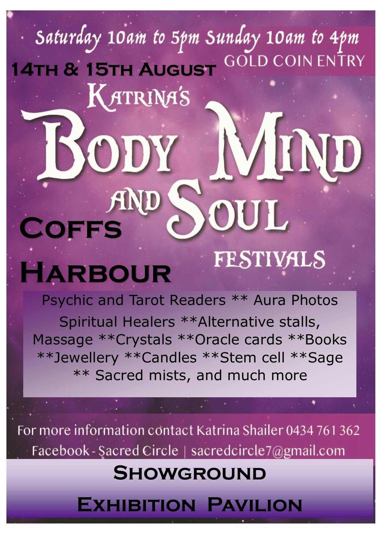 Coffs Harbour Body Mind and Soul Festival NSW Holidays