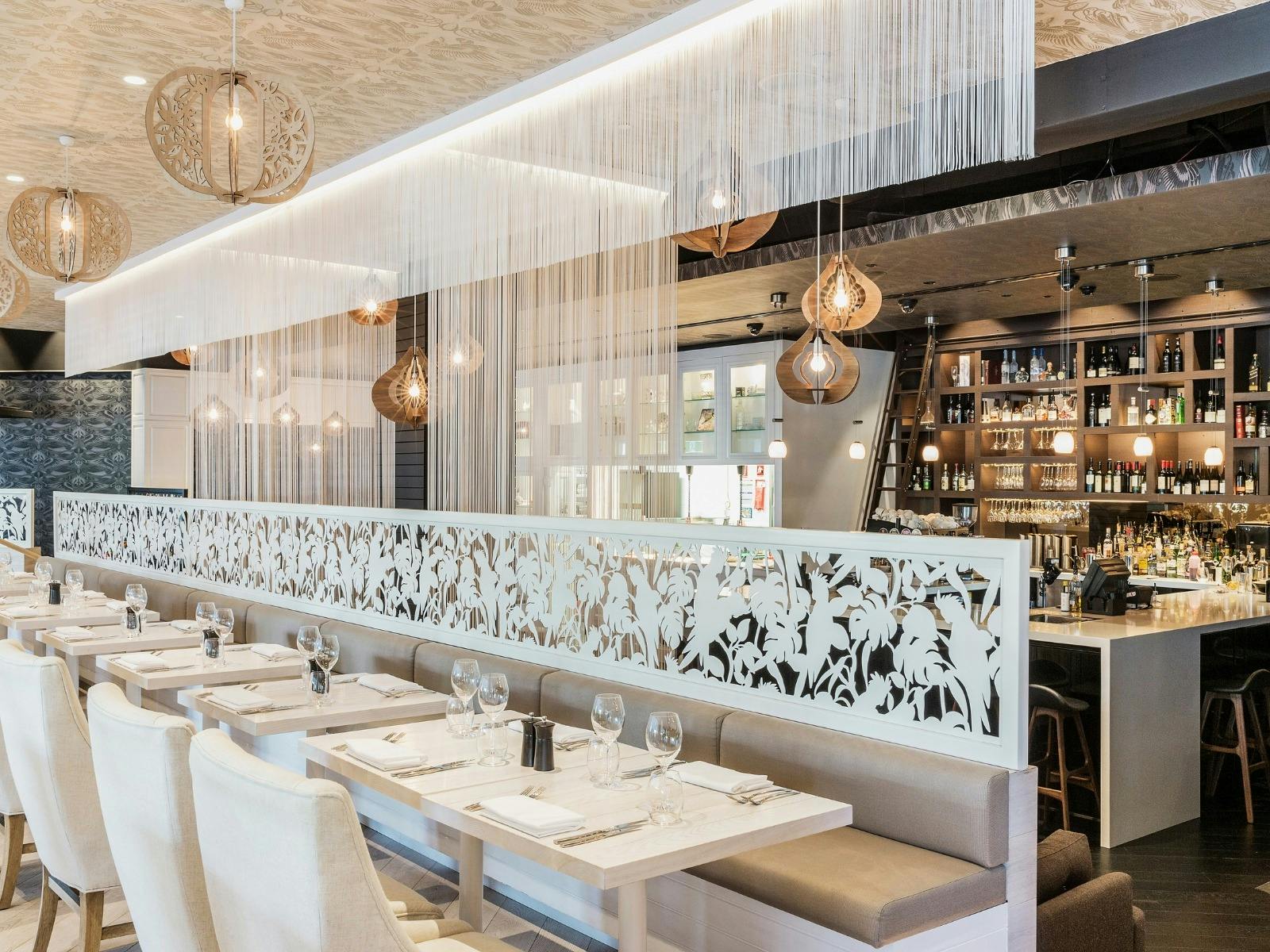 ABODE Bistro. Bar Dining Area