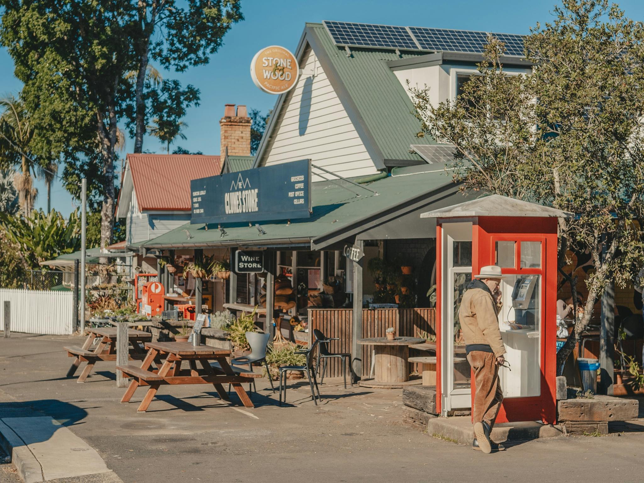 Front entrance to the Clunes Store, Cellar and Cafe