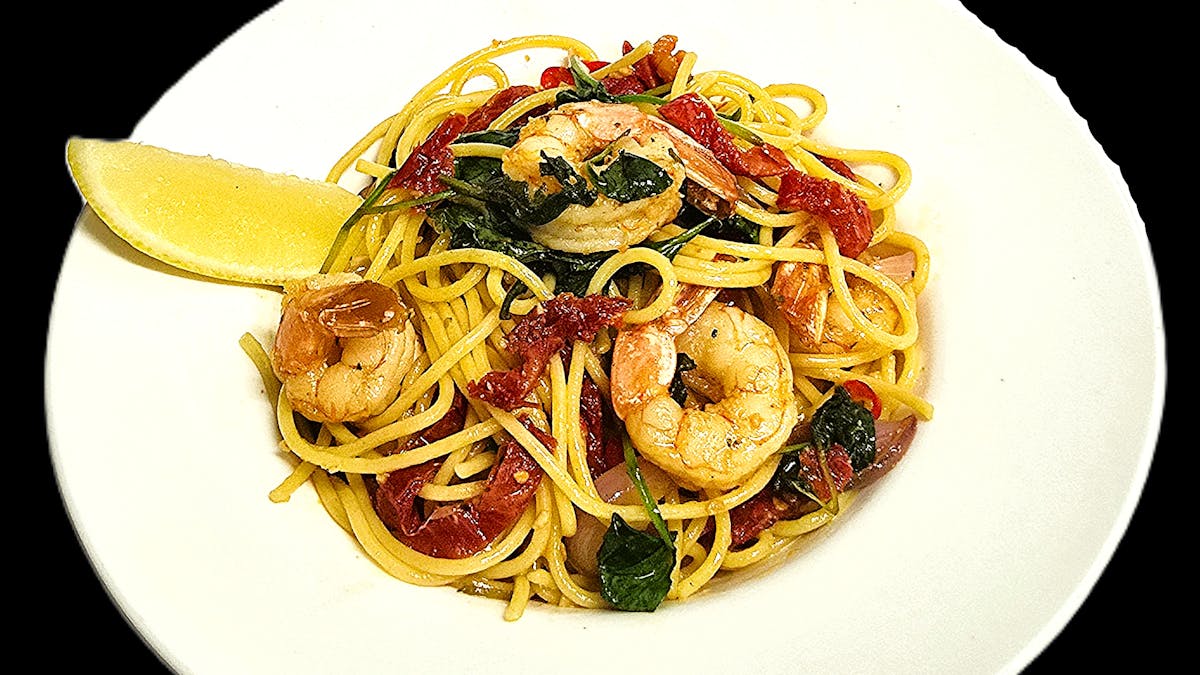 Chilli Prawn Spaghetti Special