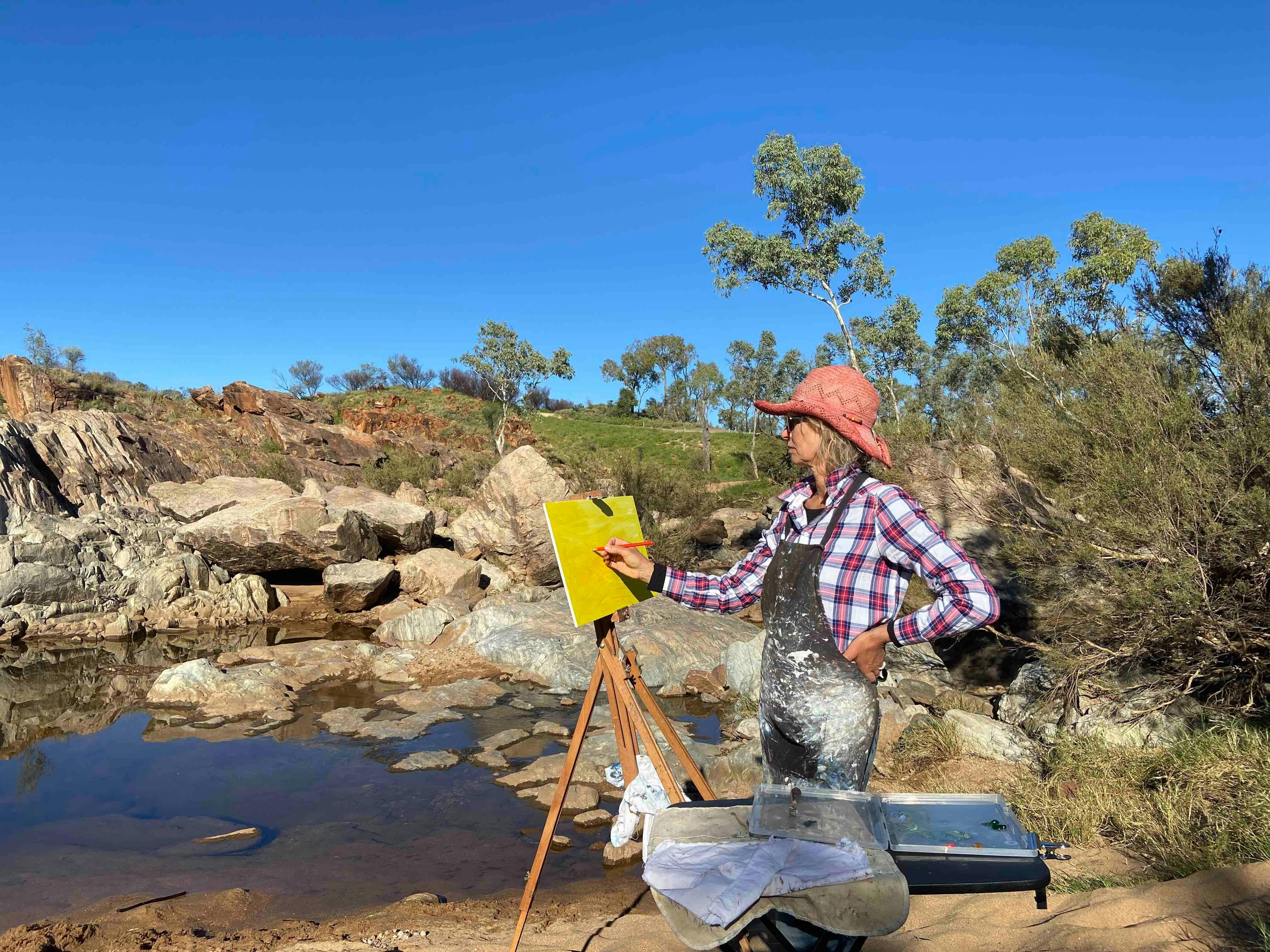 Artist Talk and Painting Demonstration by Blue Mountains Artist Corinne Loxton