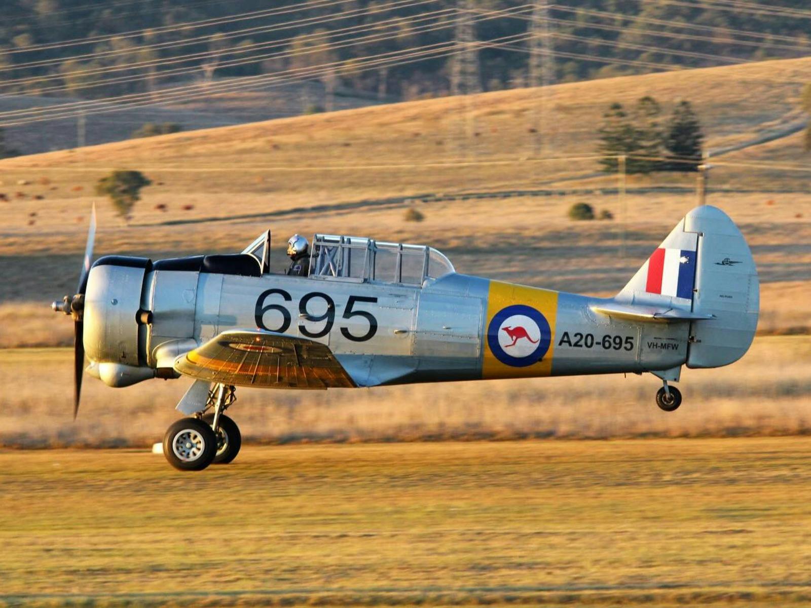 The Wirraway 695, a standard featured at the Wings on the Warrego festival!
