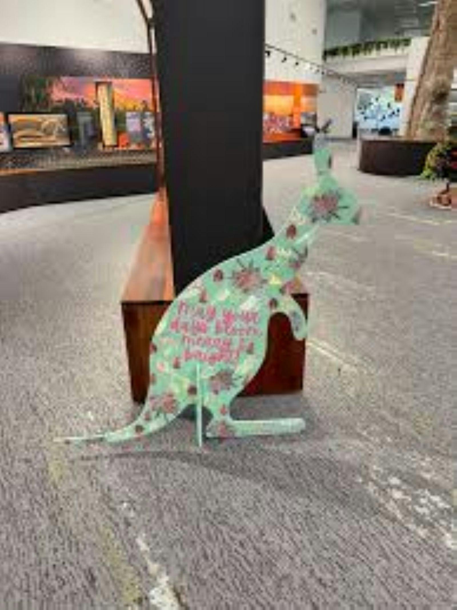 Festive Kangaroo Display