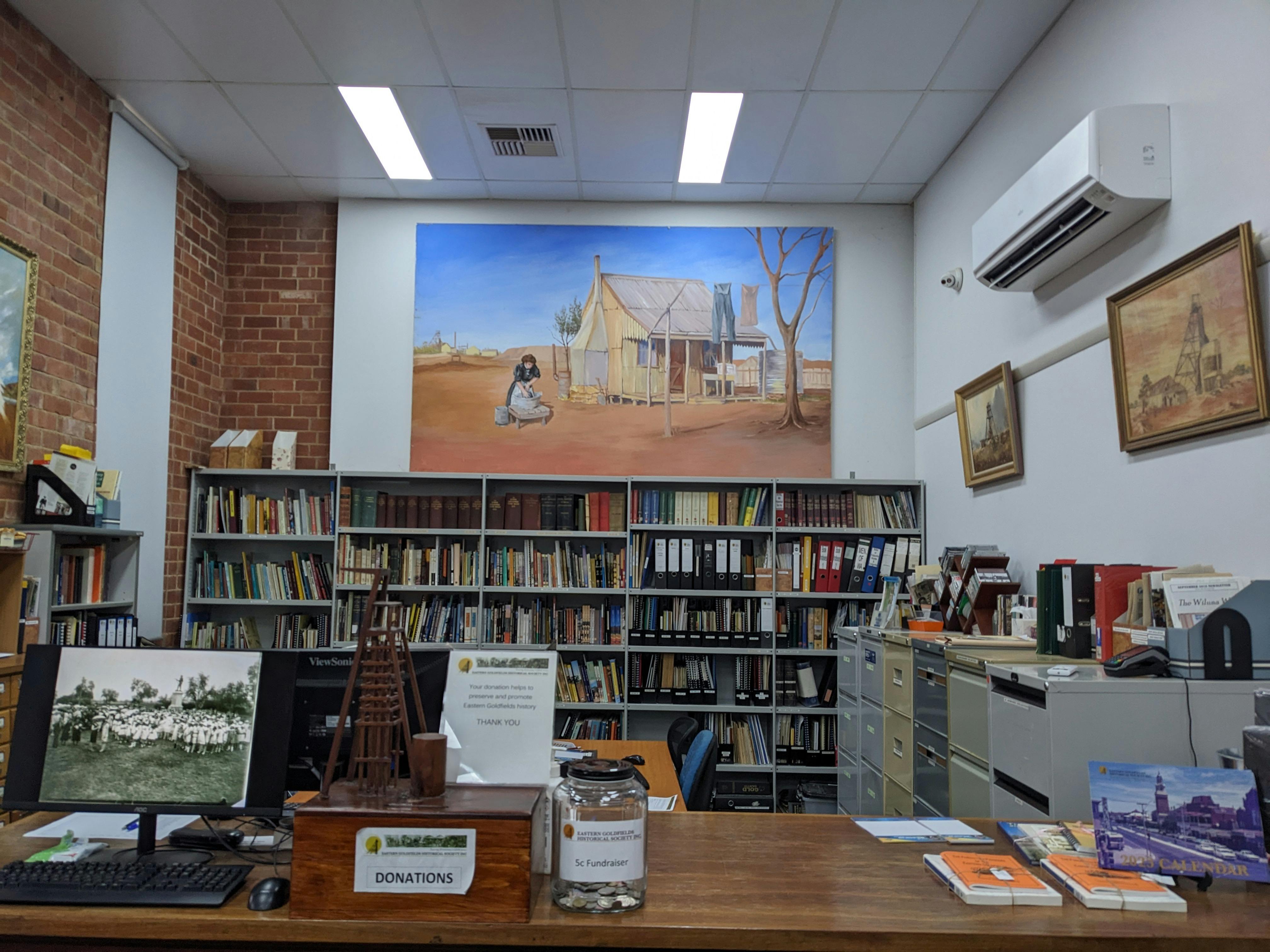 Library at the EGHS
